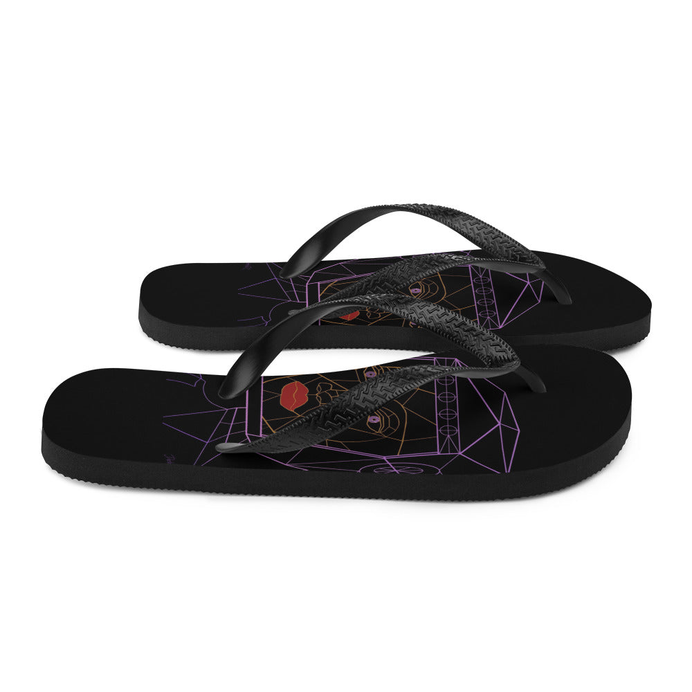 Afrobotica Bella Neon Flip-Flops