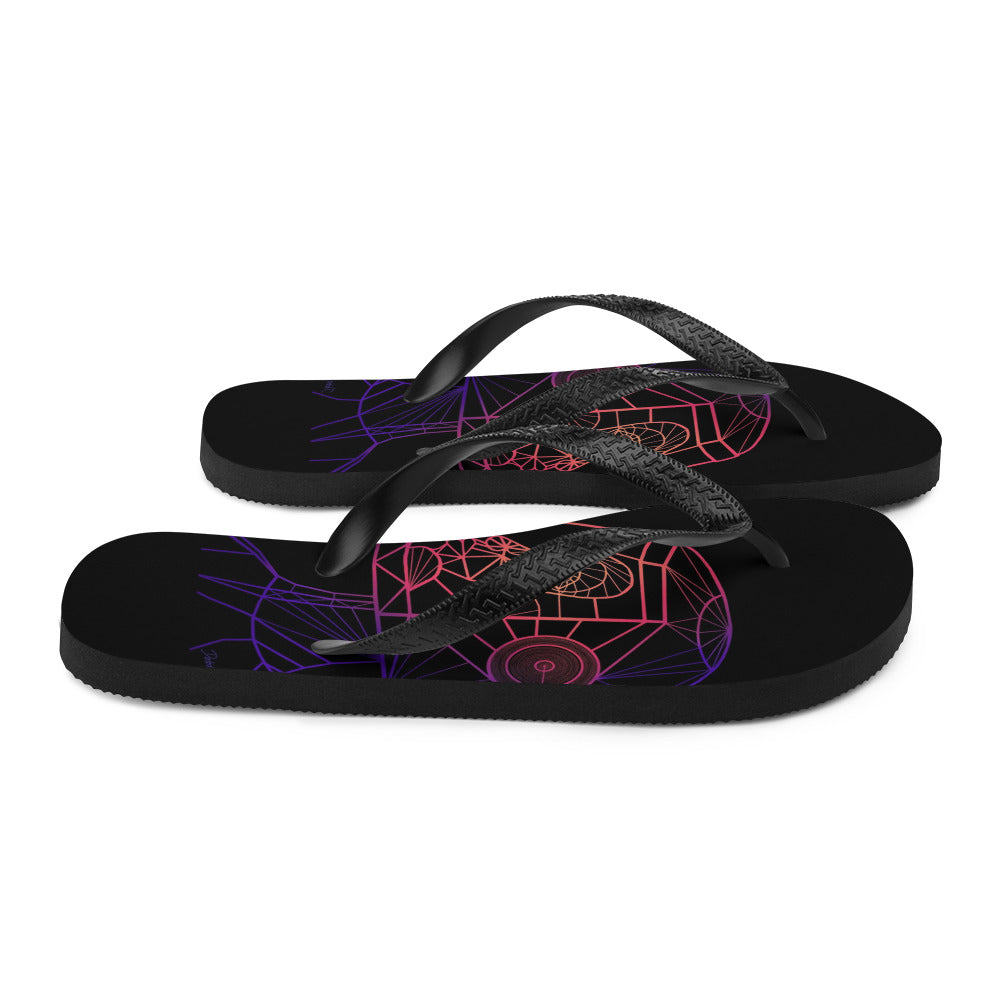 Afrobotica Native Neon Flip-Flops