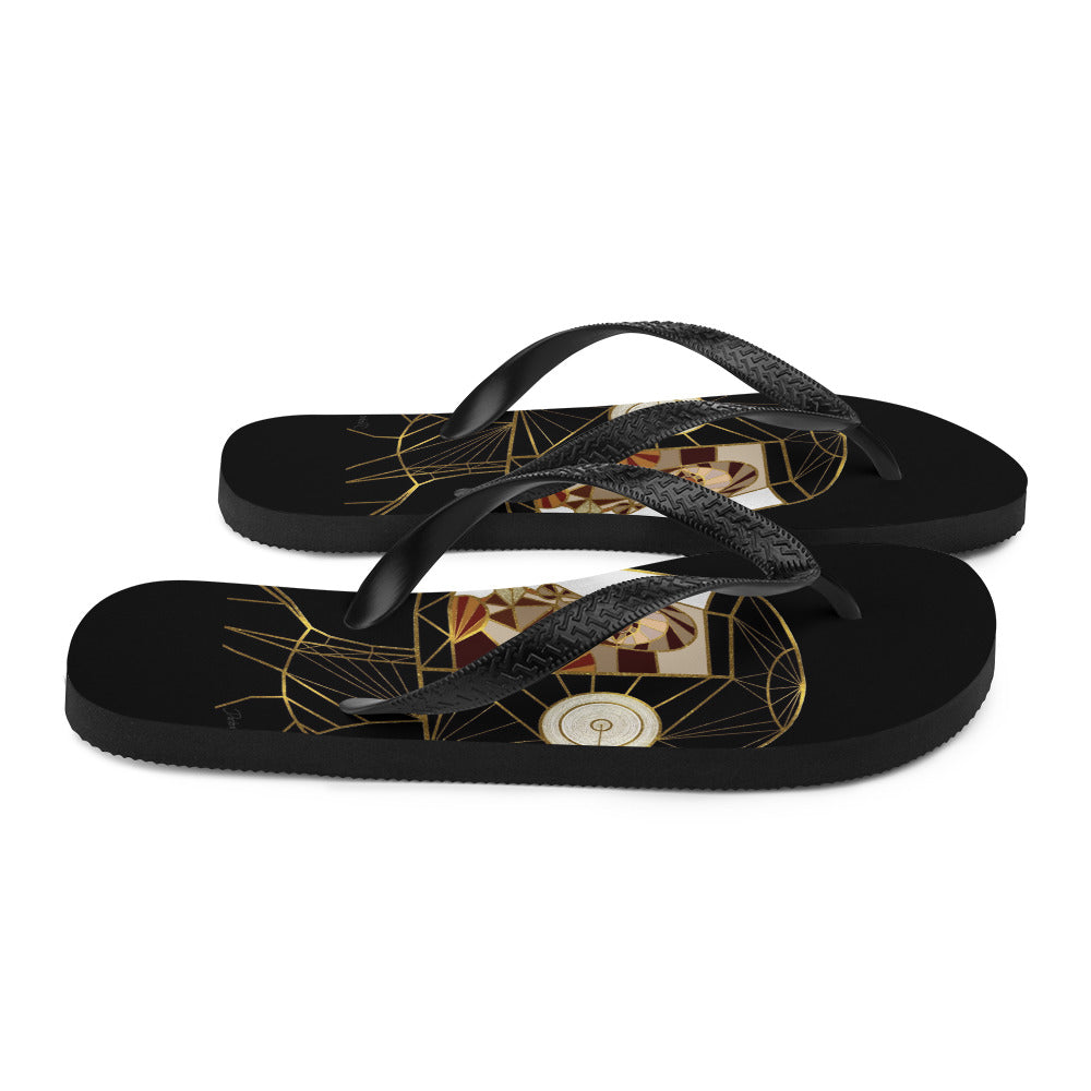 Afrobotica Native Earth Flip-Flops