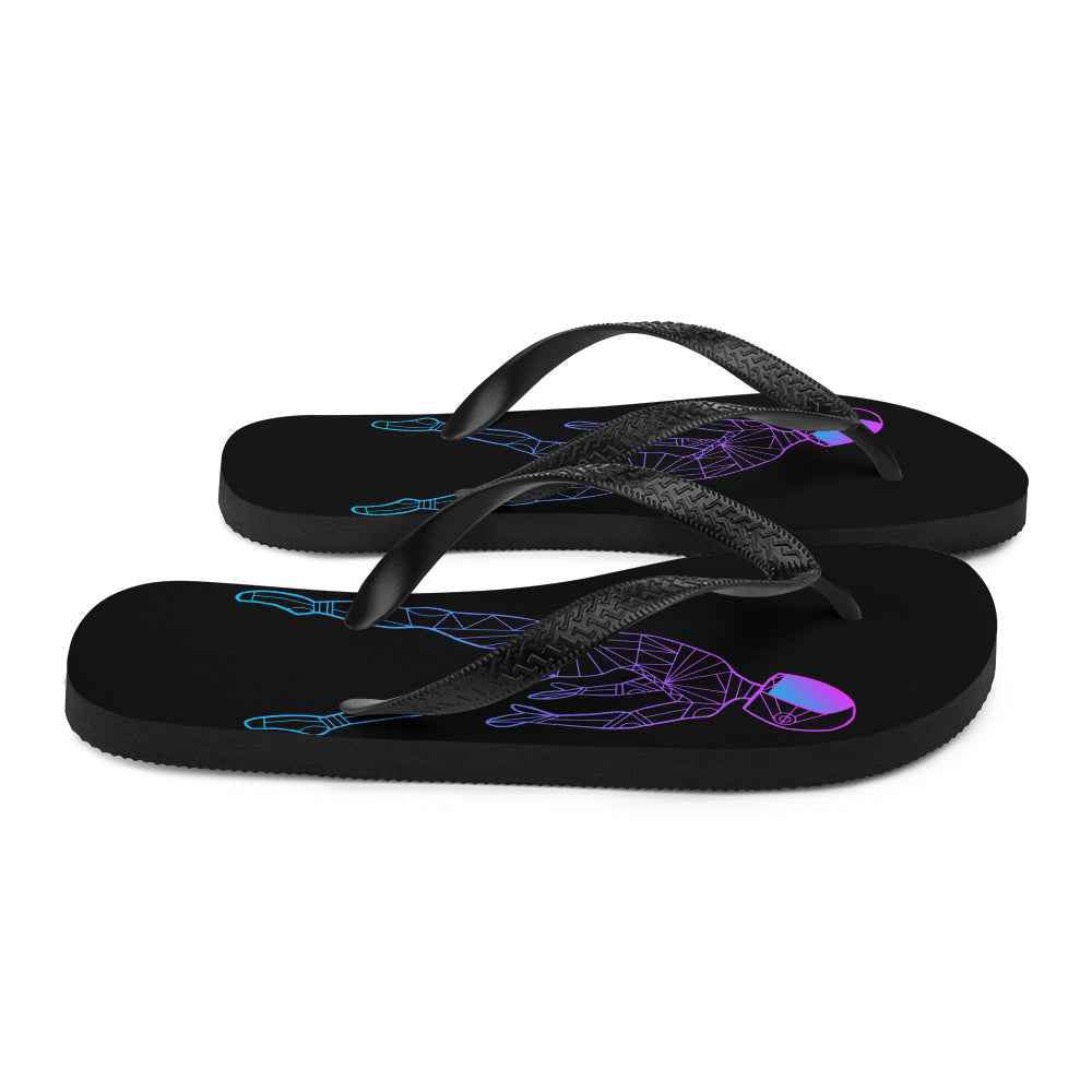 Afroboticus Cobalt Flip-Flops