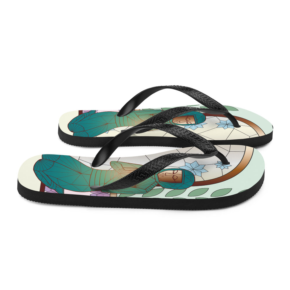 Grateful Voyager Flip-Flops