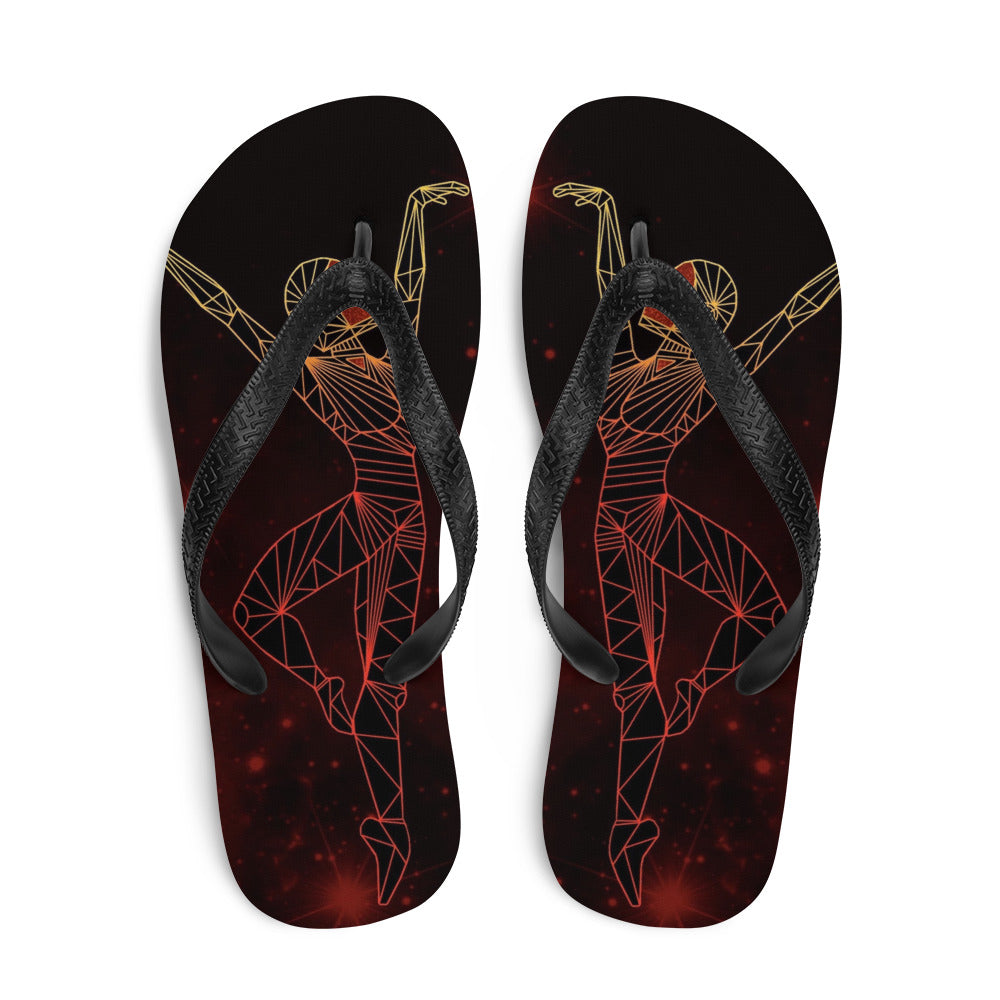 Afrobotica Releve Red Flip-Flops