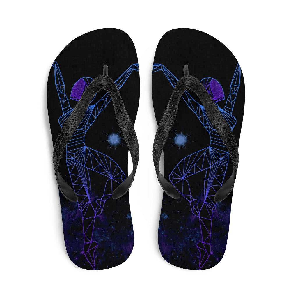 Afrobotica Releve Blue Flip-Flops