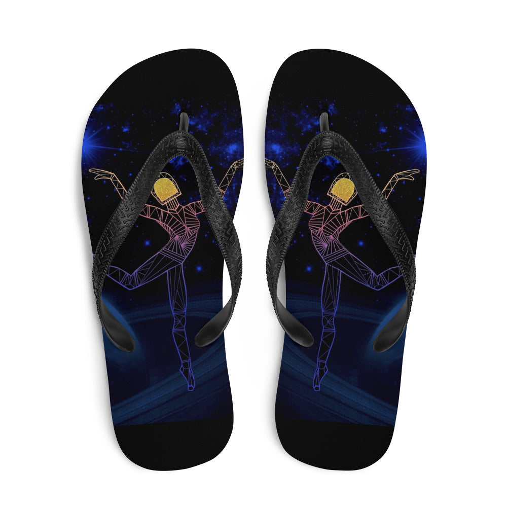 Afrobotica Rings Blue Flip-Flops