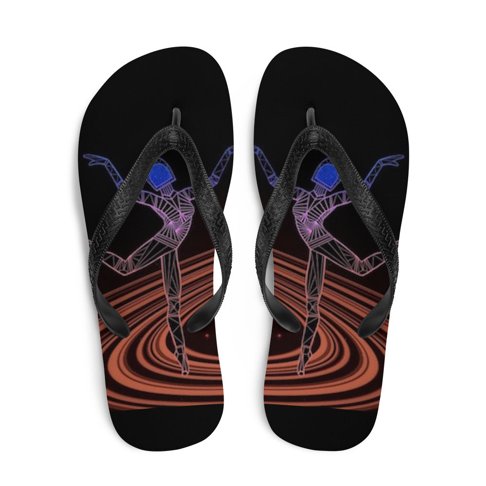 Afrobotica Rings Red Flip-Flops