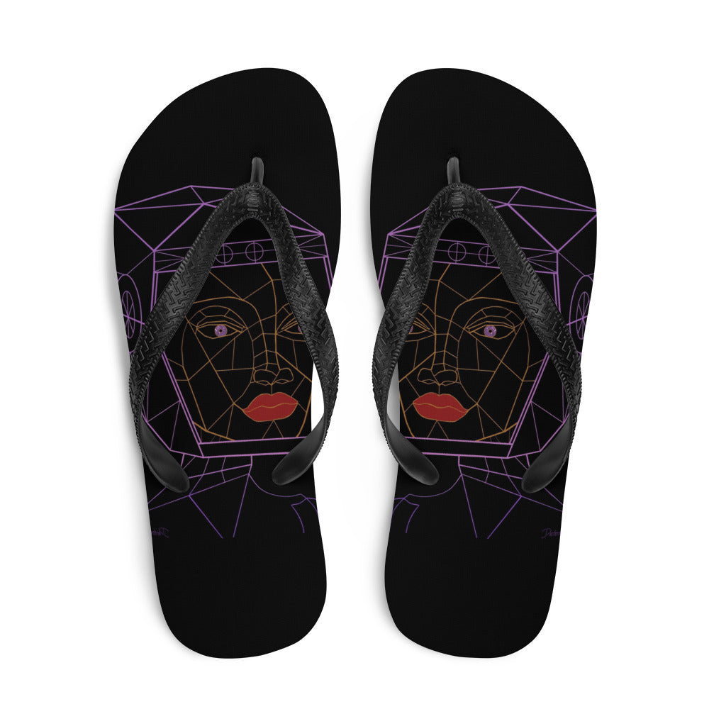 Afrobotica Bella Neon Flip-Flops