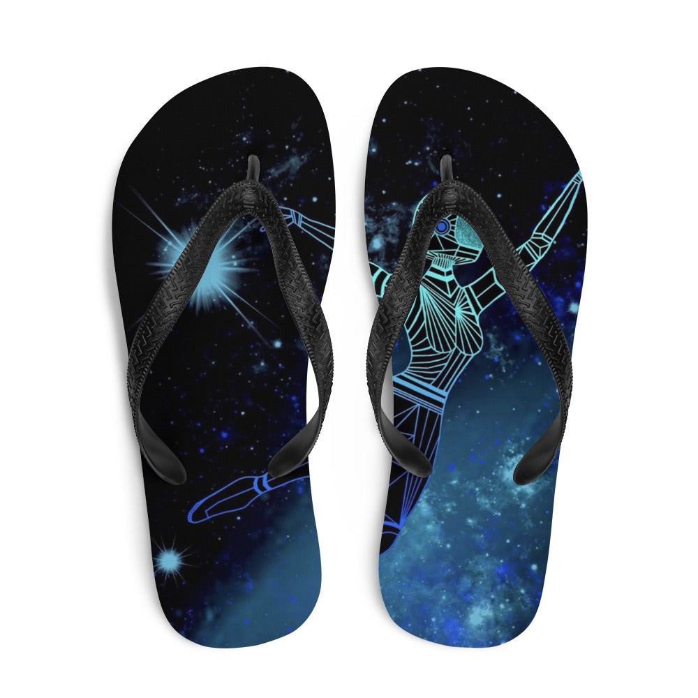 Afrobotica Leap Blue Flip-Flops