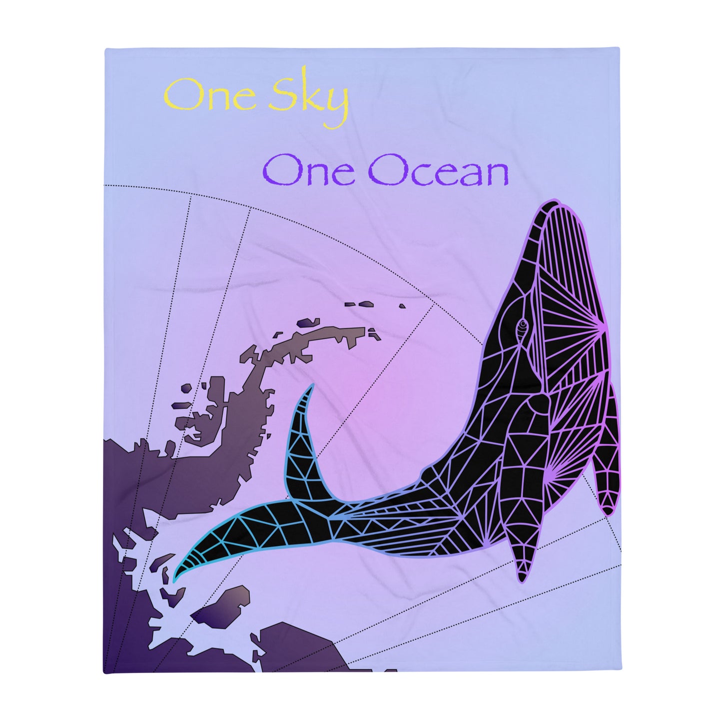 AstroCetacean Throw Blanket