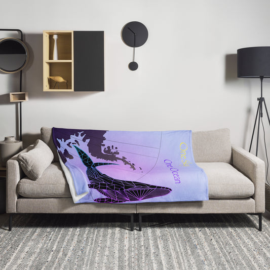 AstroCetacean Throw Blanket