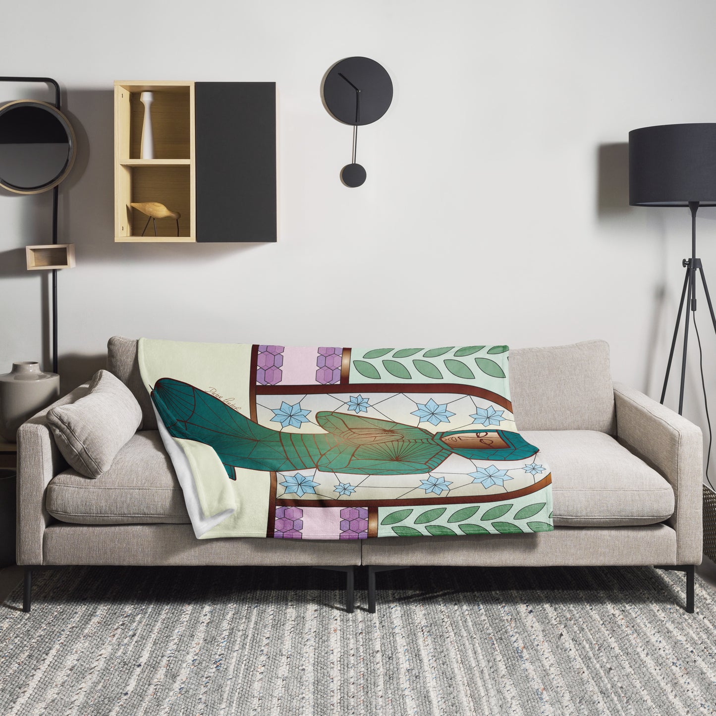 Grateful Voyager Throw Blanket