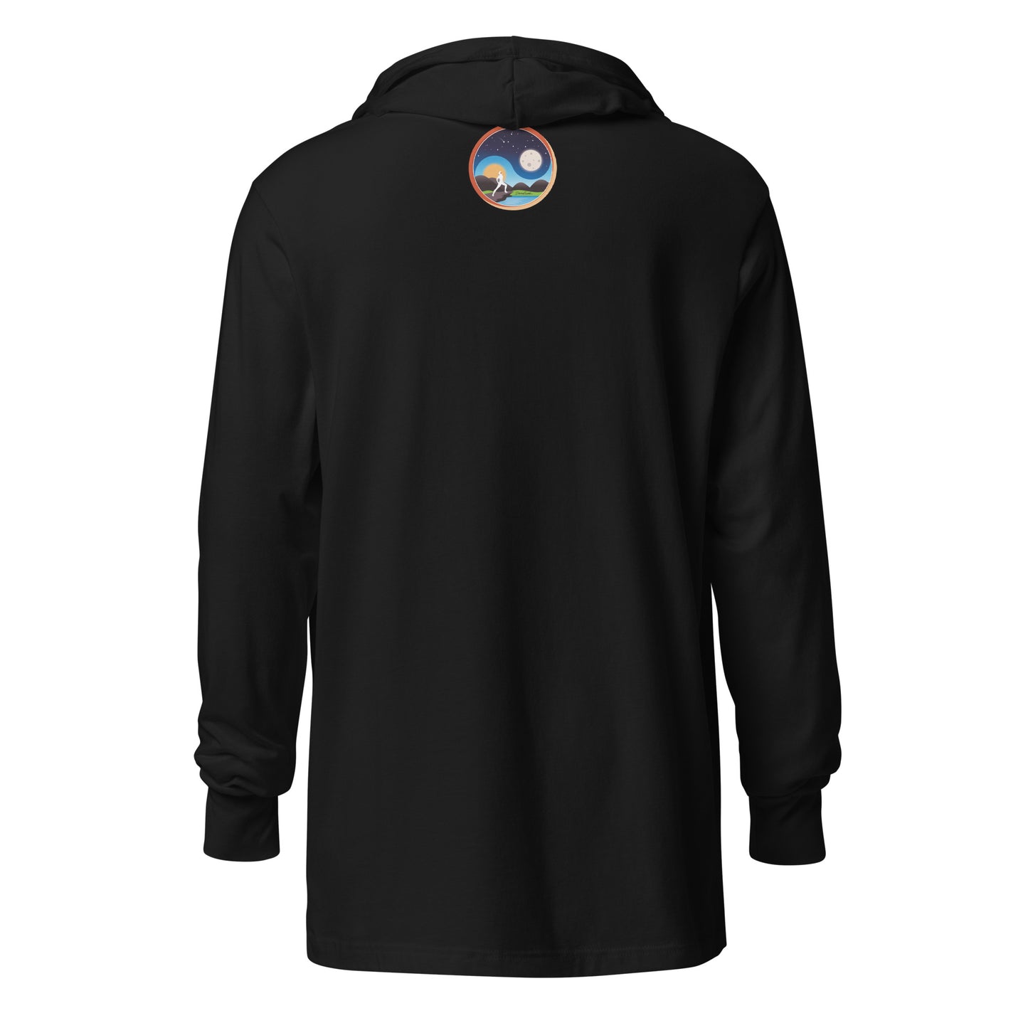 Afrobotica Leap Blue Hooded long-sleeve tee