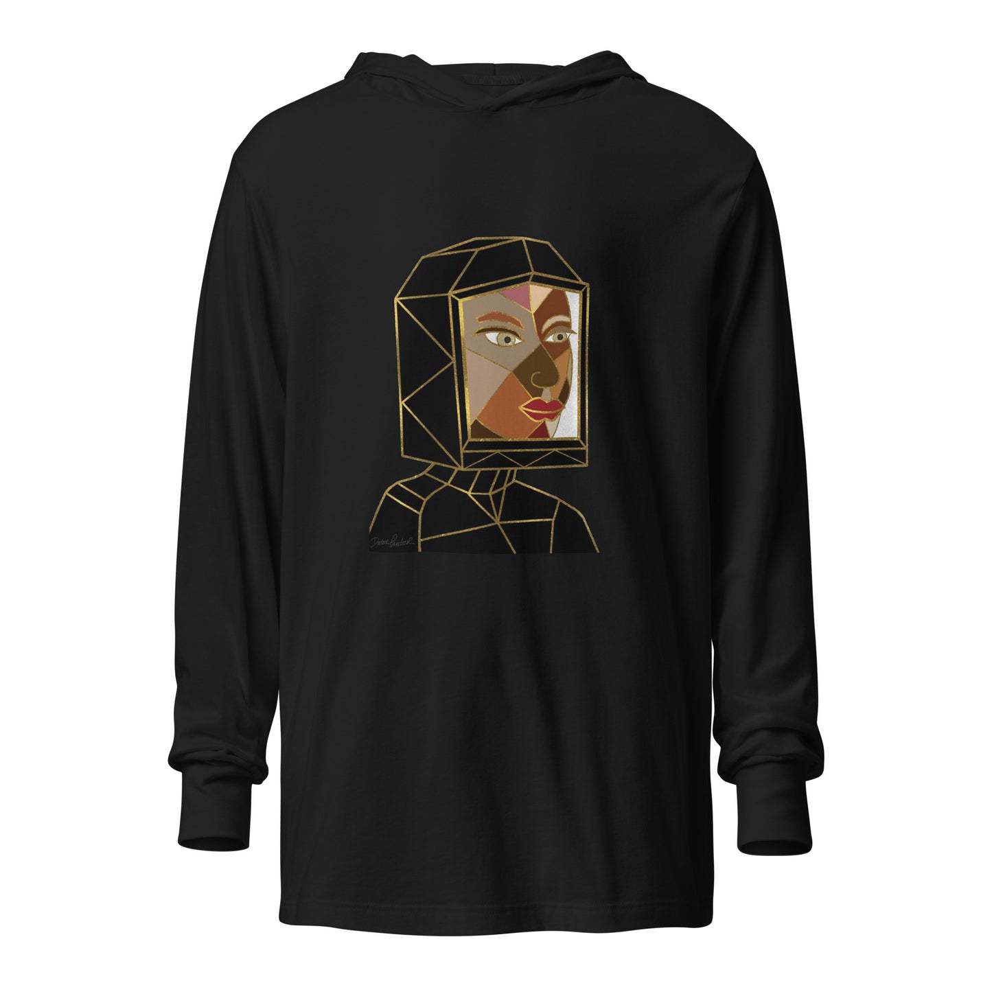 Afrobotica Avatar Earth Hooded long-sleeve tee