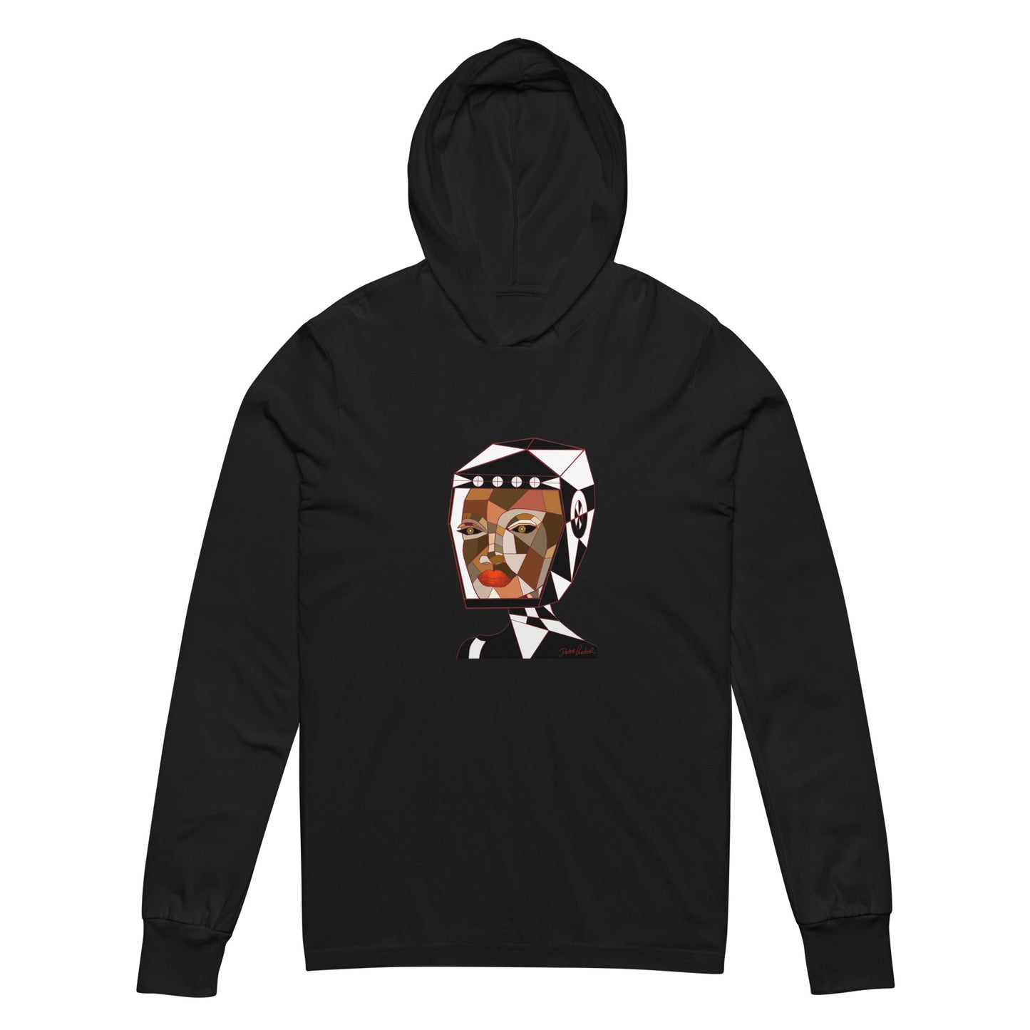 Afrobotica Bella Earth Hooded long-sleeve tee