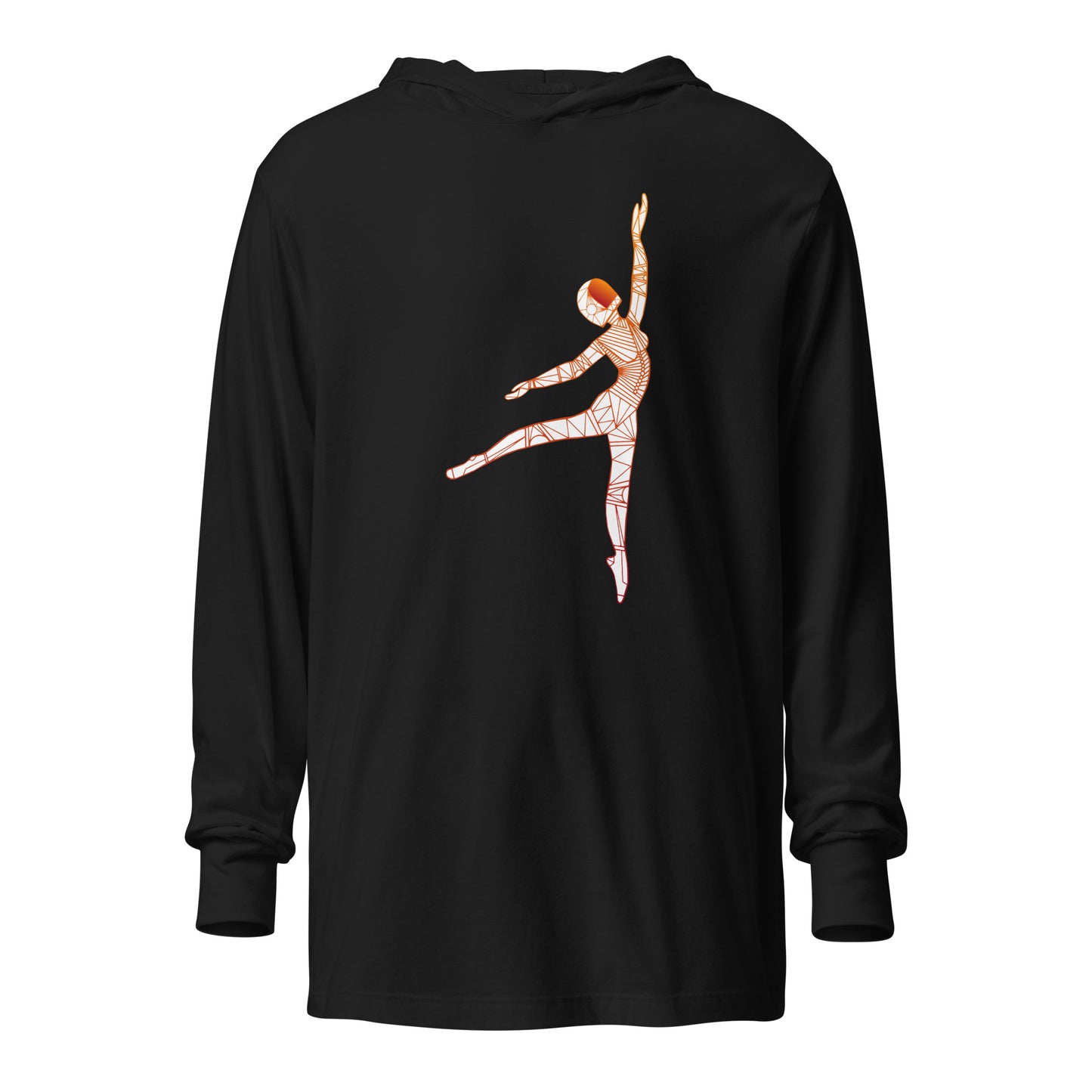 Afrobotica Pointe Constellation Hooded long-sleeve tee