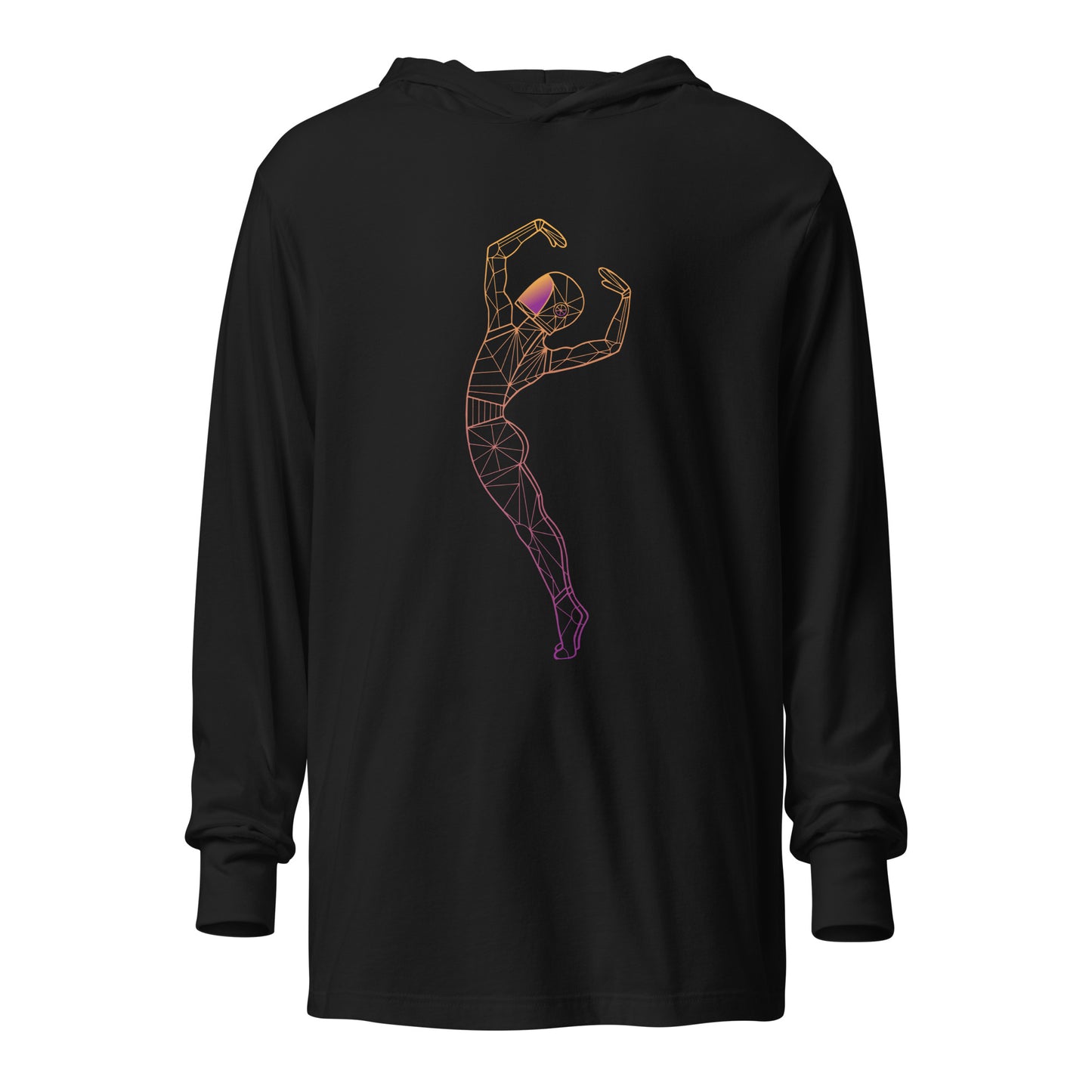 Afroboticus Plasma Hooded long-sleeve tee