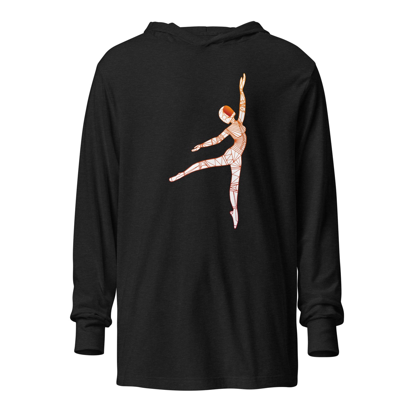 Afrobotica Pointe Constellation Hooded long-sleeve tee