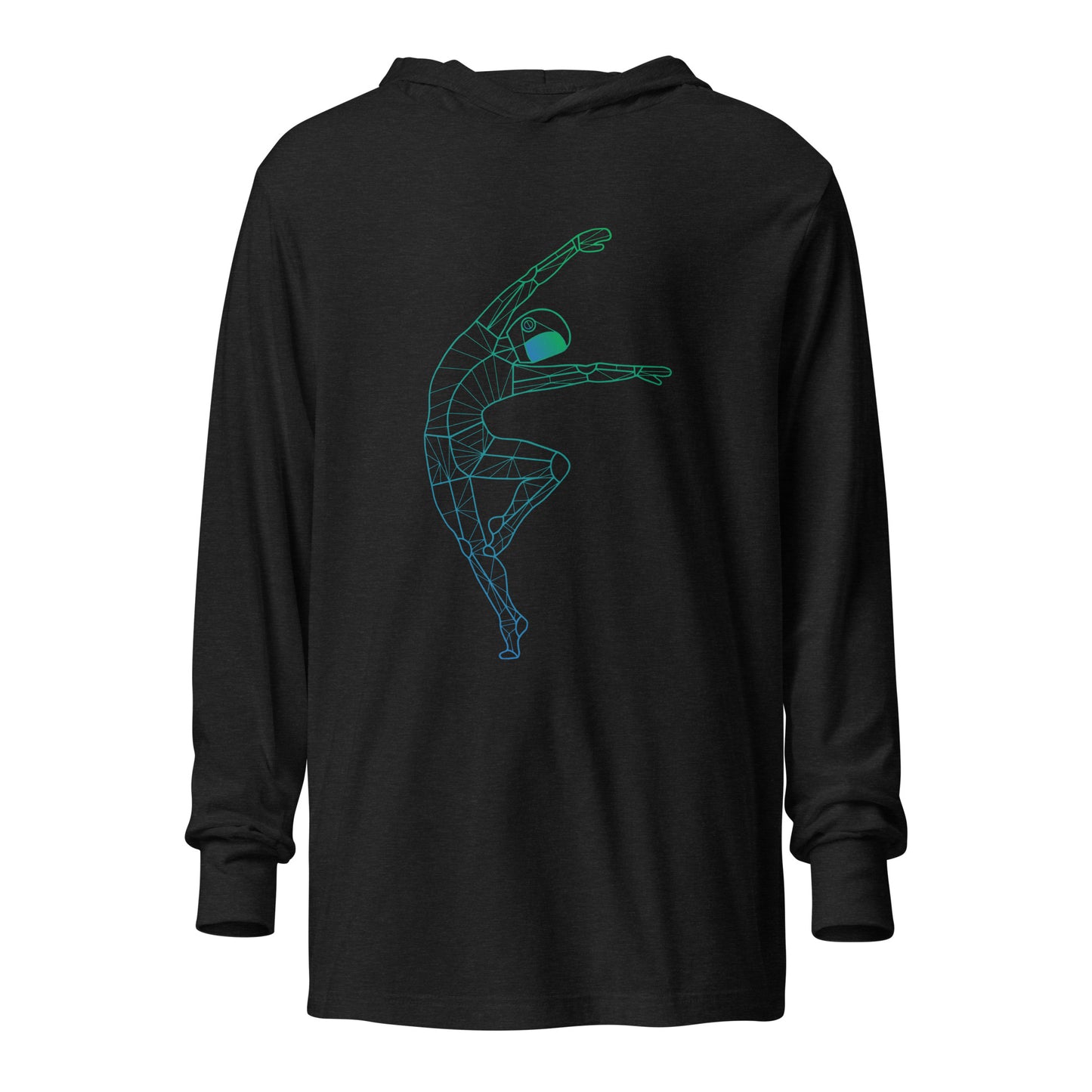Afroboticus Stellar Drift Hooded long-sleeve tee