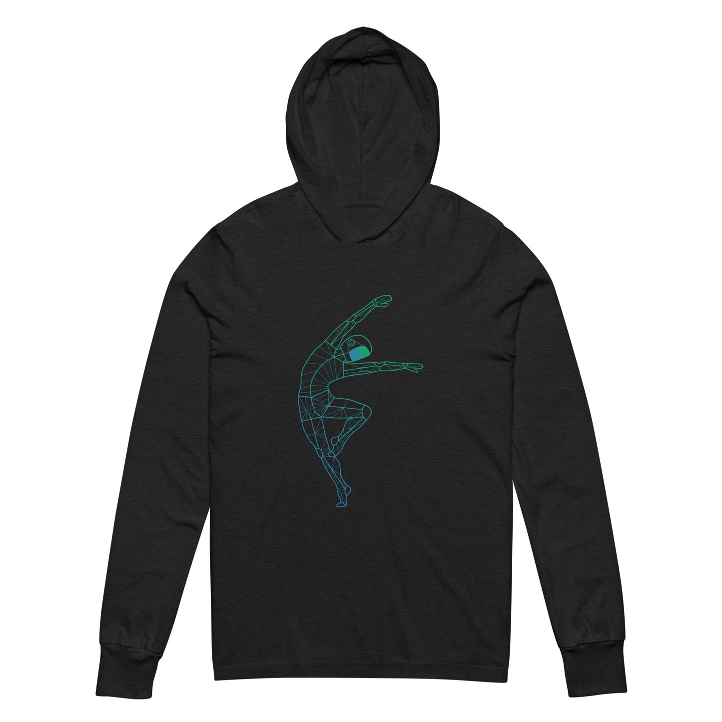 Afroboticus Stellar Drift Hooded long-sleeve tee