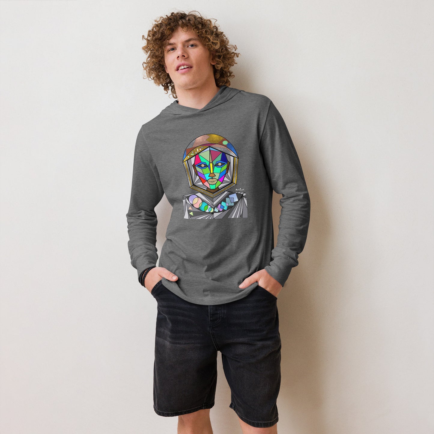 Afrobotica Avatar Multi Hooded long-sleeve tee