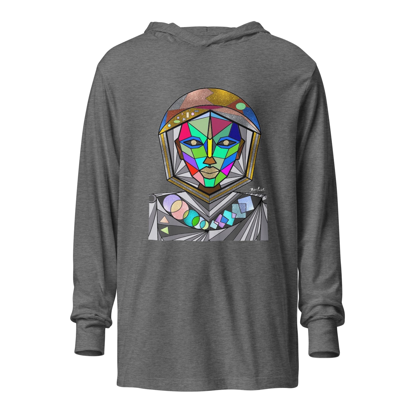 Afrobotica Avatar Multi Hooded long-sleeve tee