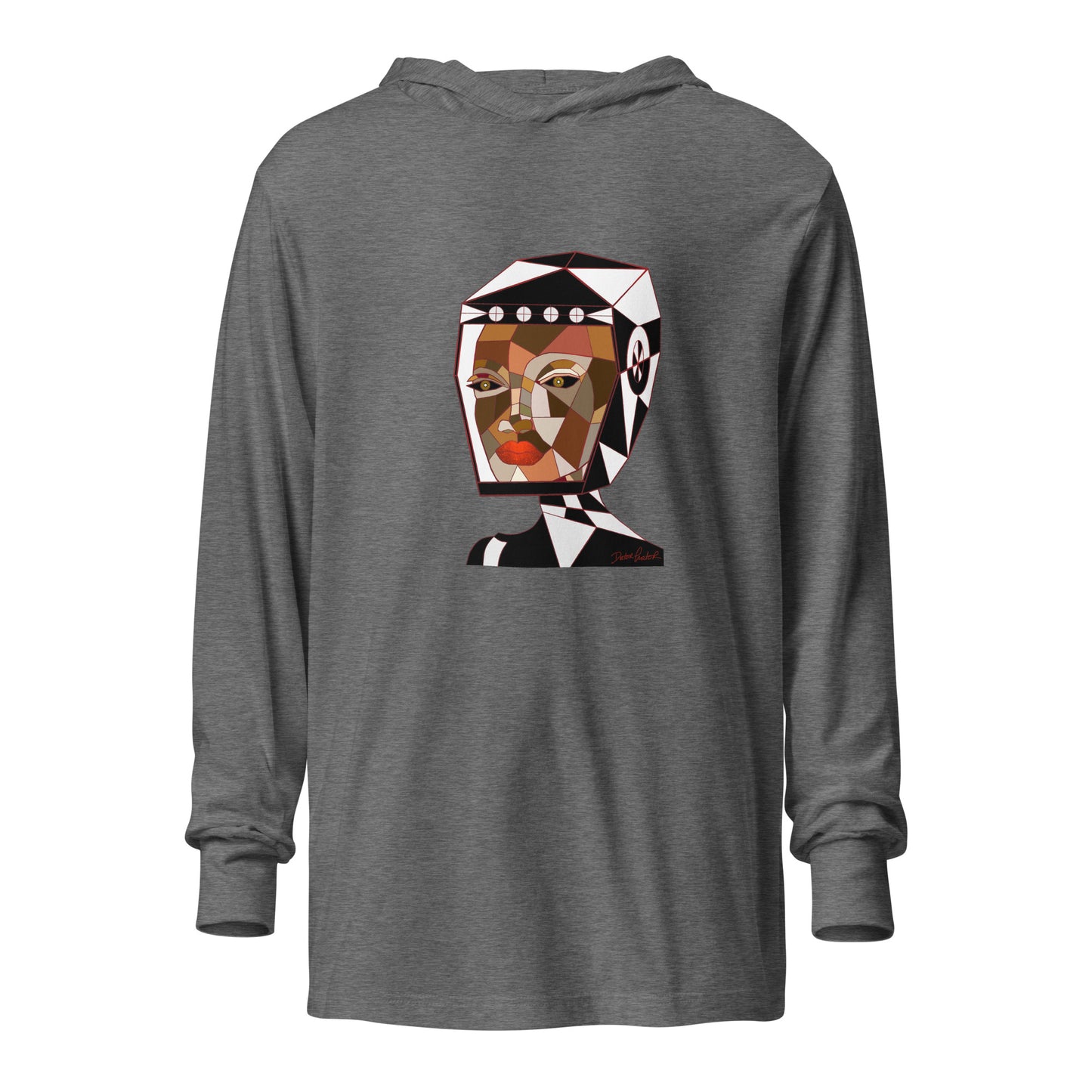 Afrobotica Bella Earth Hooded long-sleeve tee