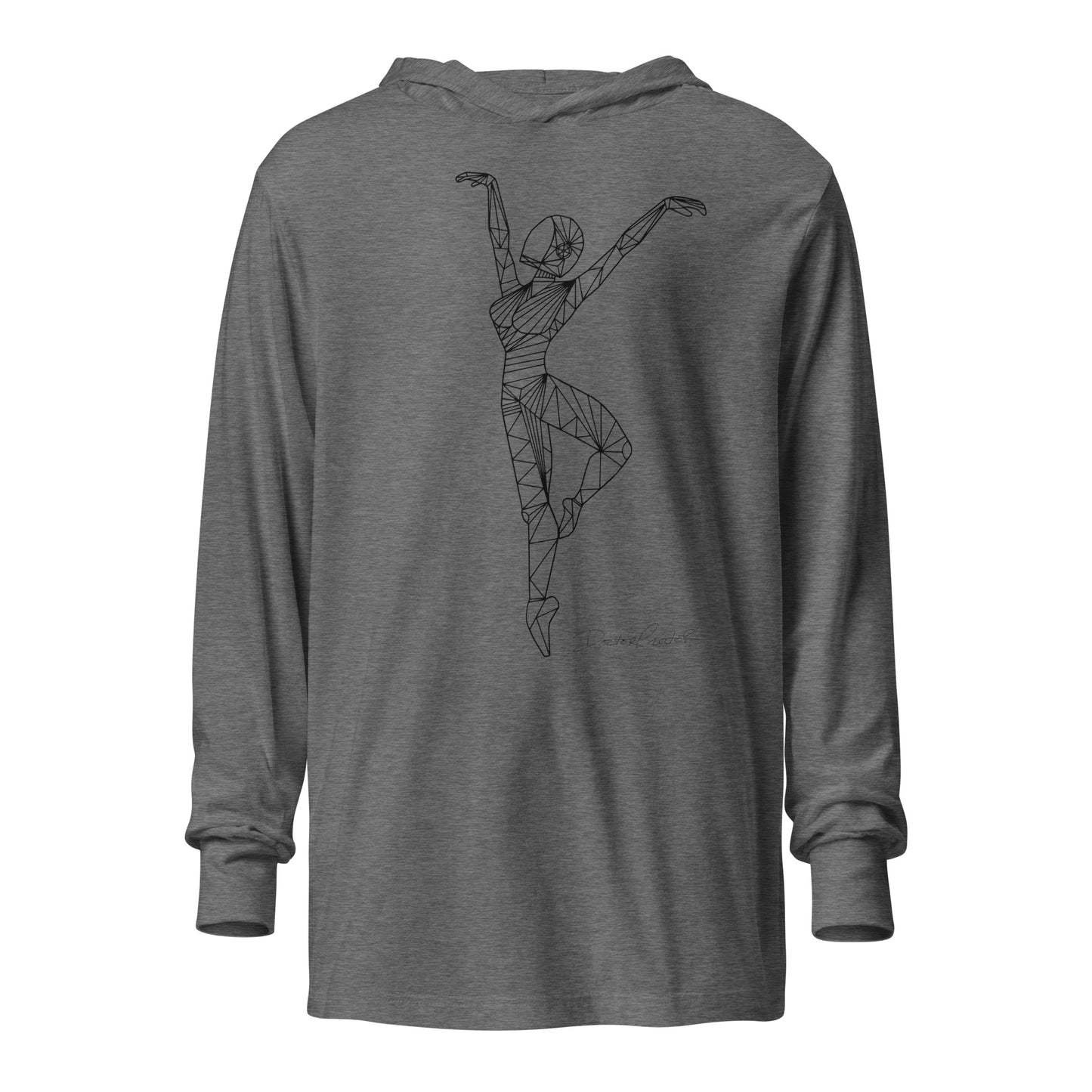 Afrobotica Releve Hooded long-sleeve tee