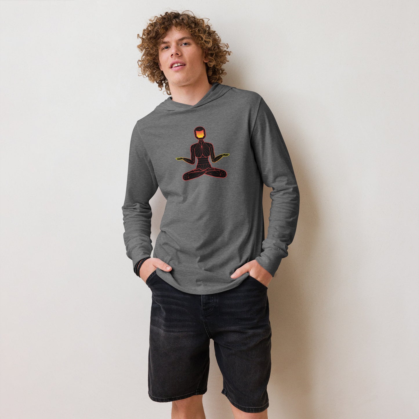 AffirmationNaut Hooded long-sleeve tee