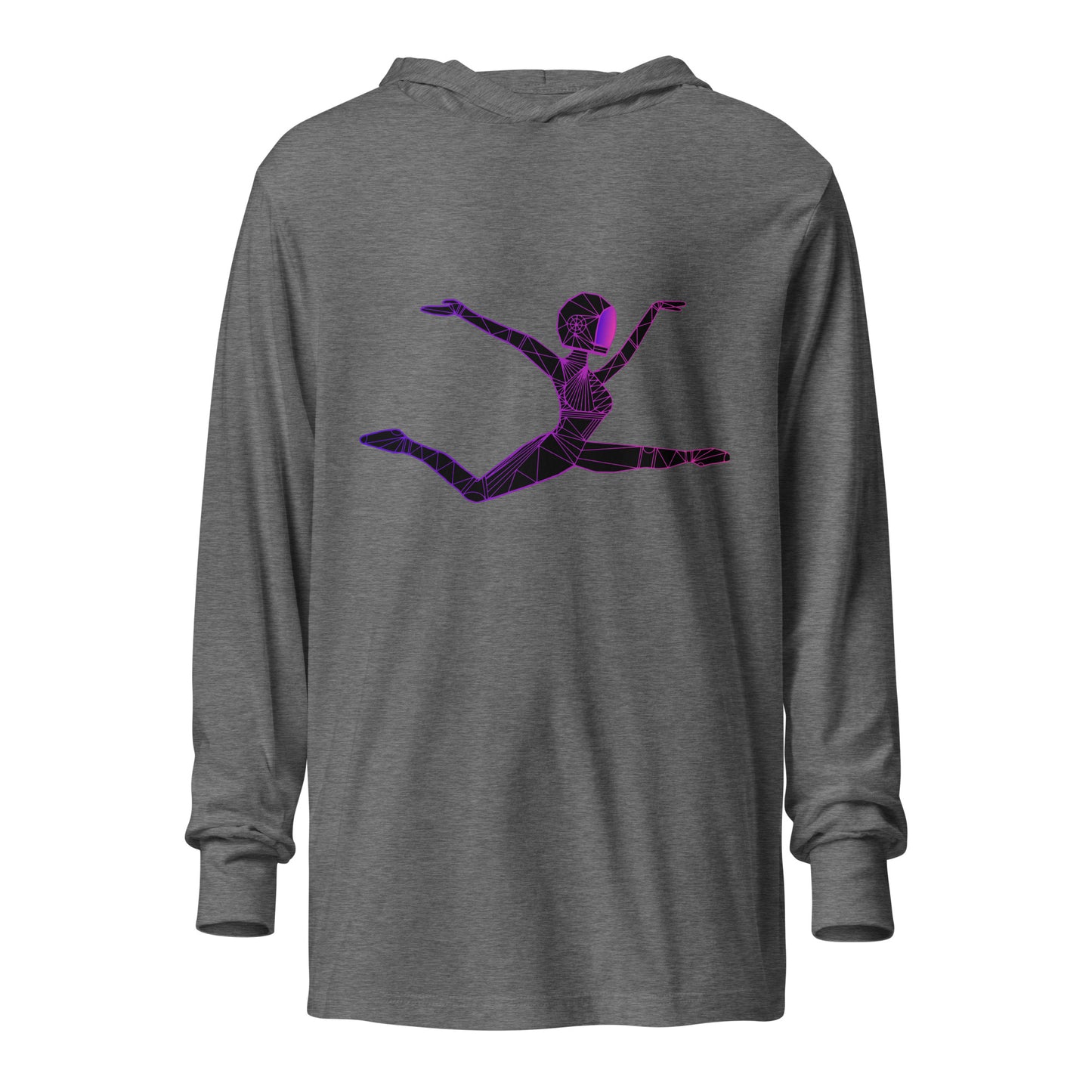Afrobotica Ciseaux Hooded long-sleeve tee
