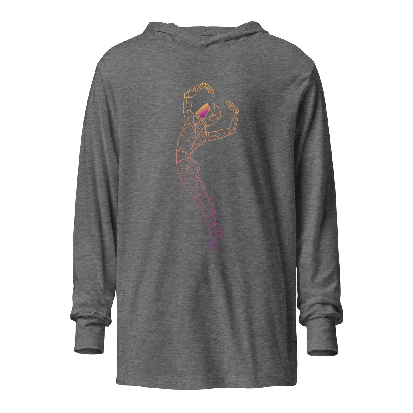 Afroboticus Plasma Hooded long-sleeve tee