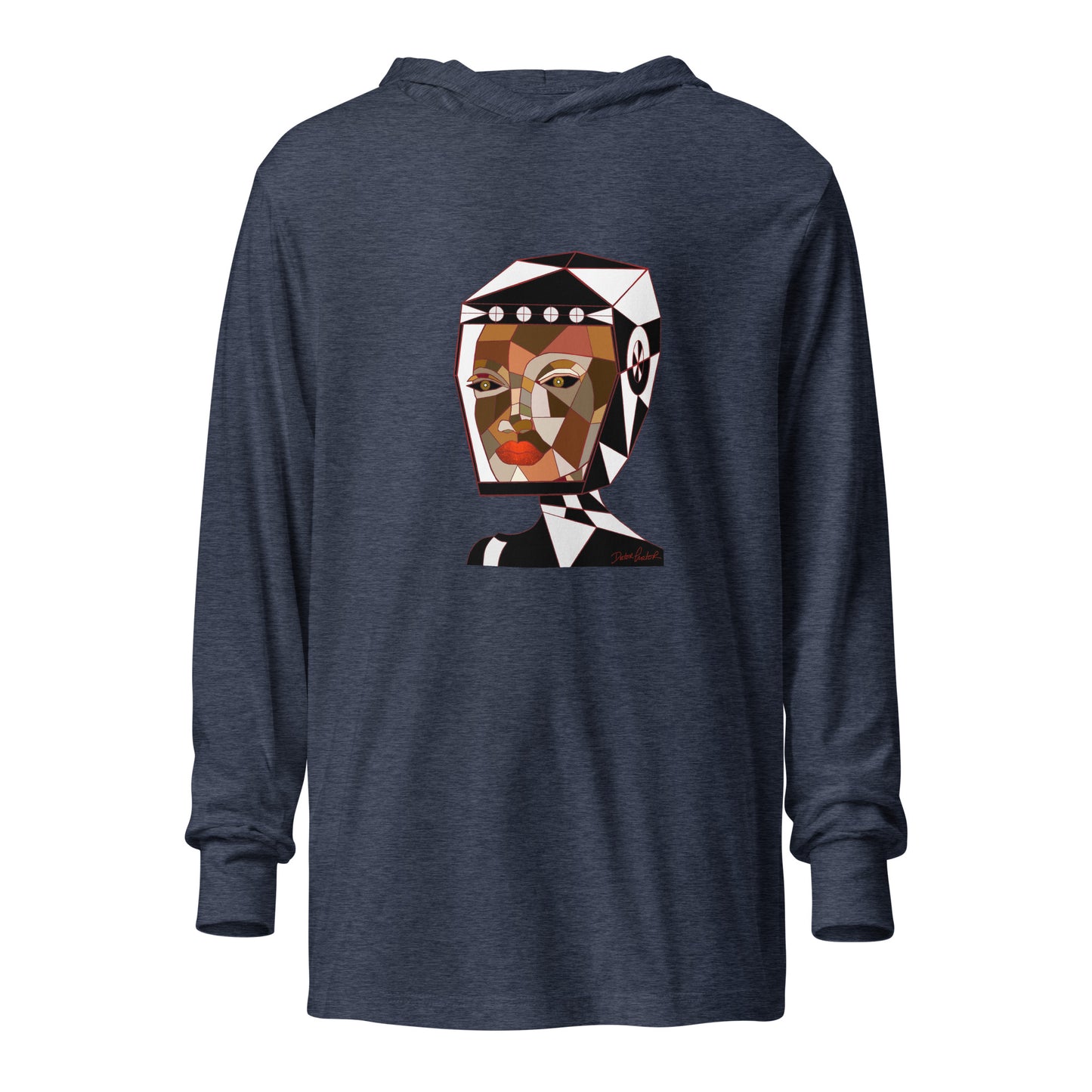 Afrobotica Bella Earth Hooded long-sleeve tee
