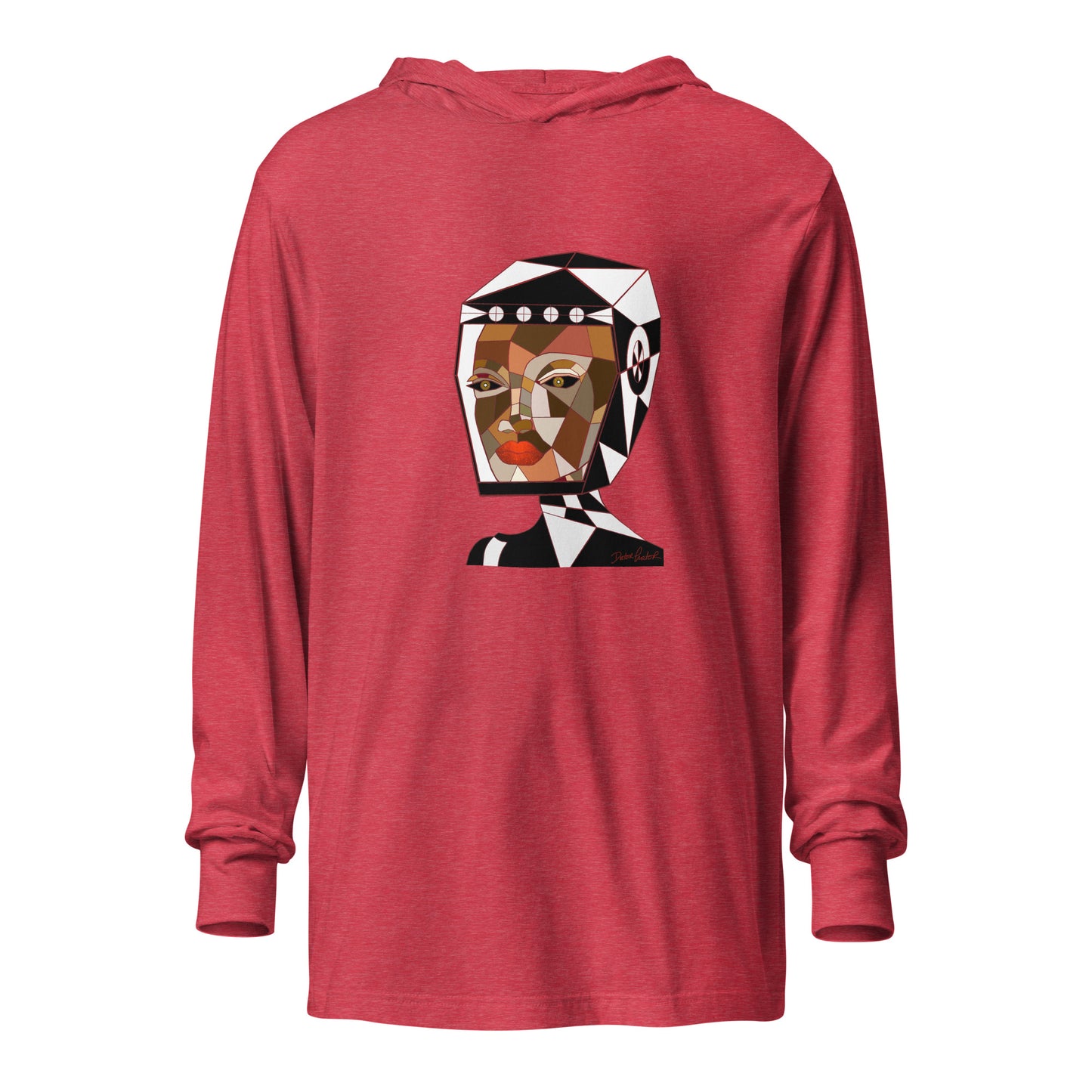 Afrobotica Bella Earth Hooded long-sleeve tee