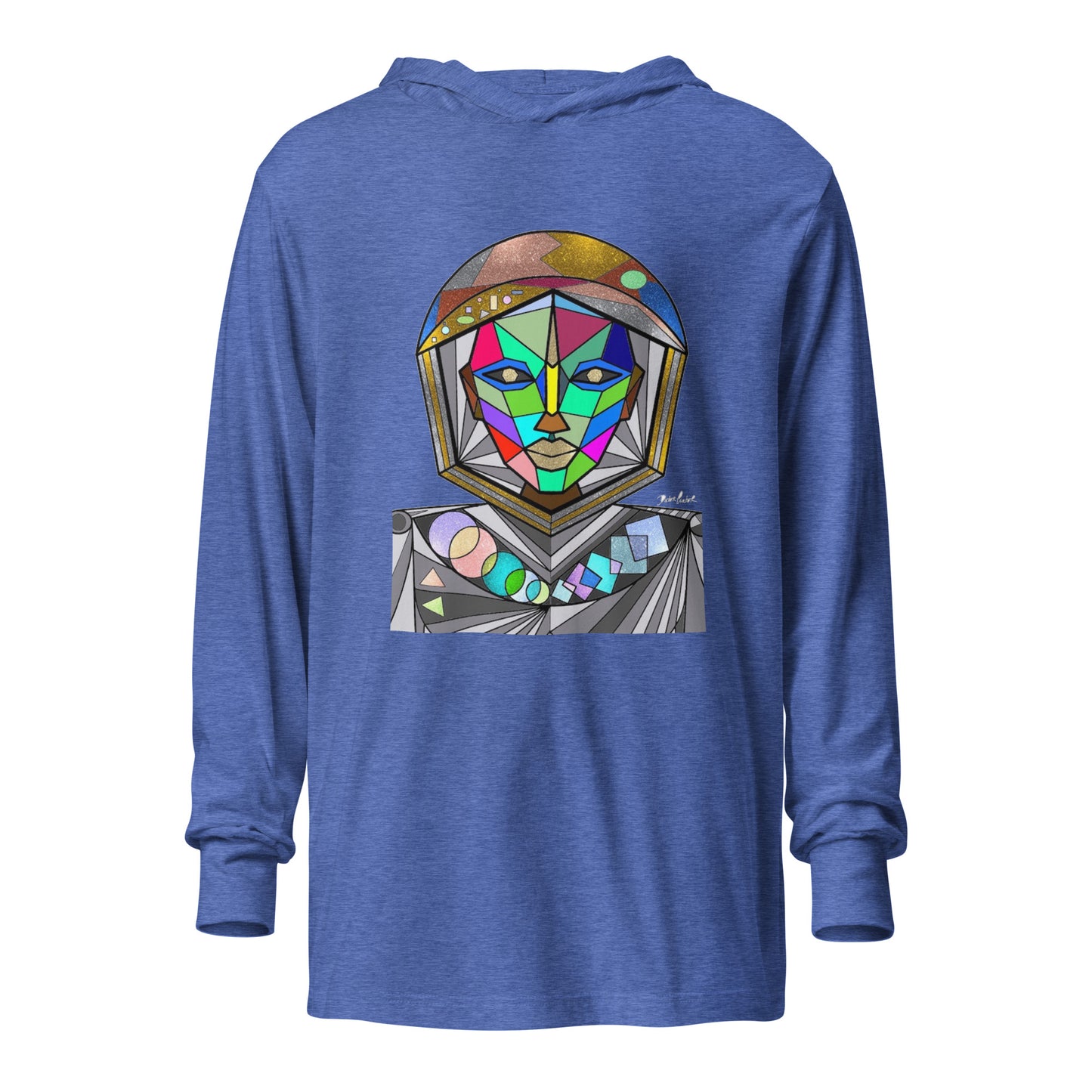Afrobotica Avatar Multi Hooded long-sleeve tee