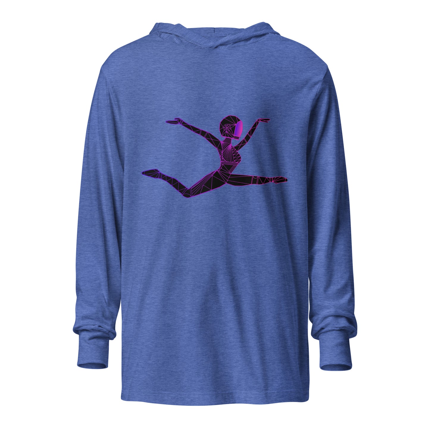 Afrobotica Ciseaux Hooded long-sleeve tee
