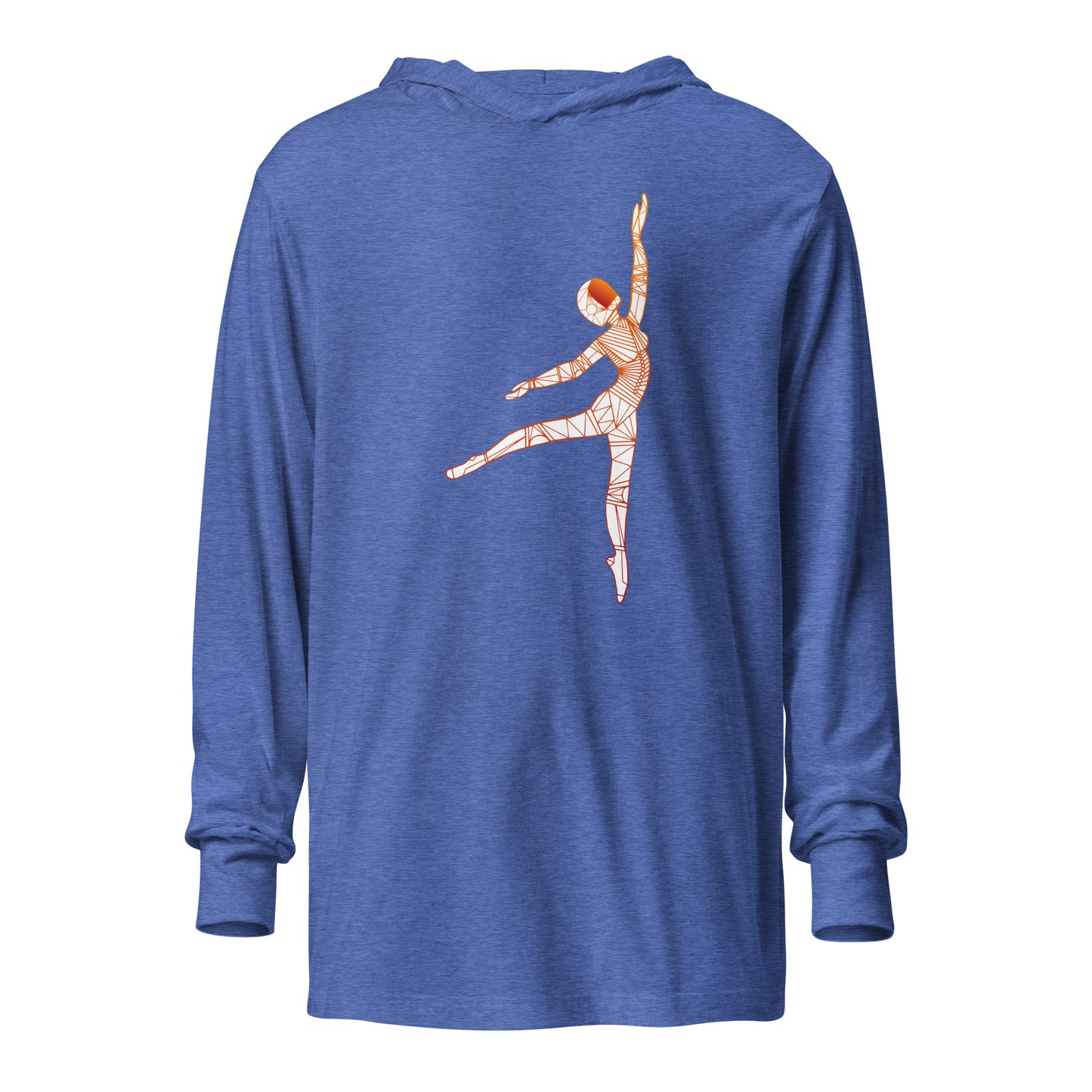 Afrobotica Pointe Constellation Hooded long-sleeve tee