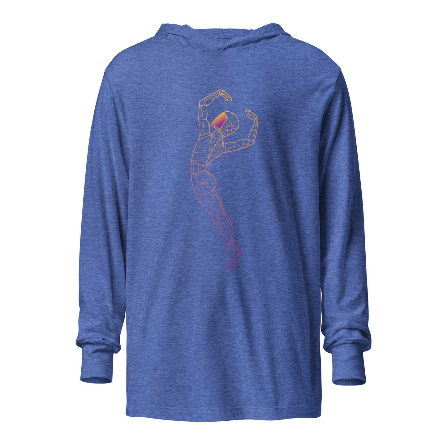 Afroboticus Plasma Hooded long-sleeve tee