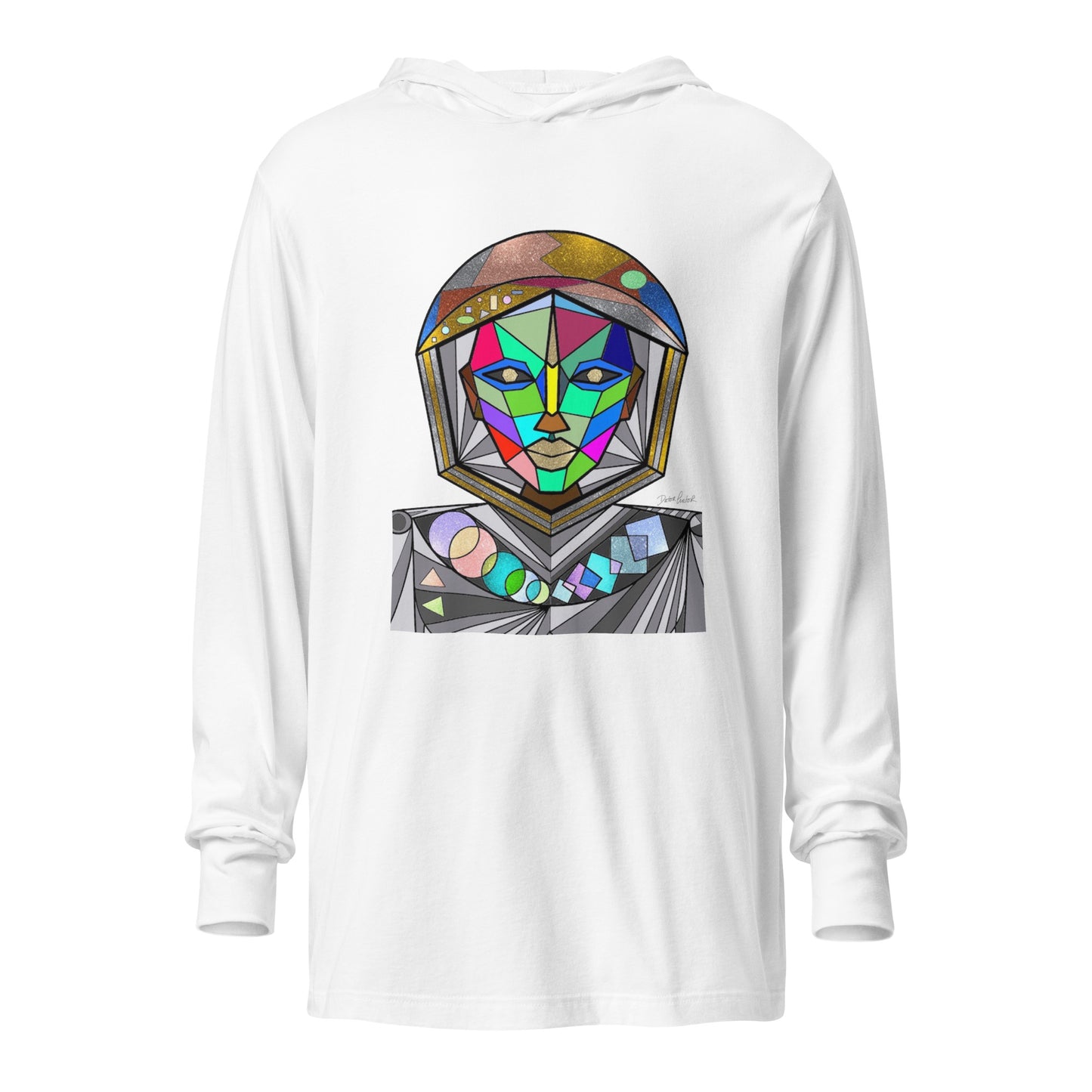 Afrobotica Avatar Multi Hooded long-sleeve tee