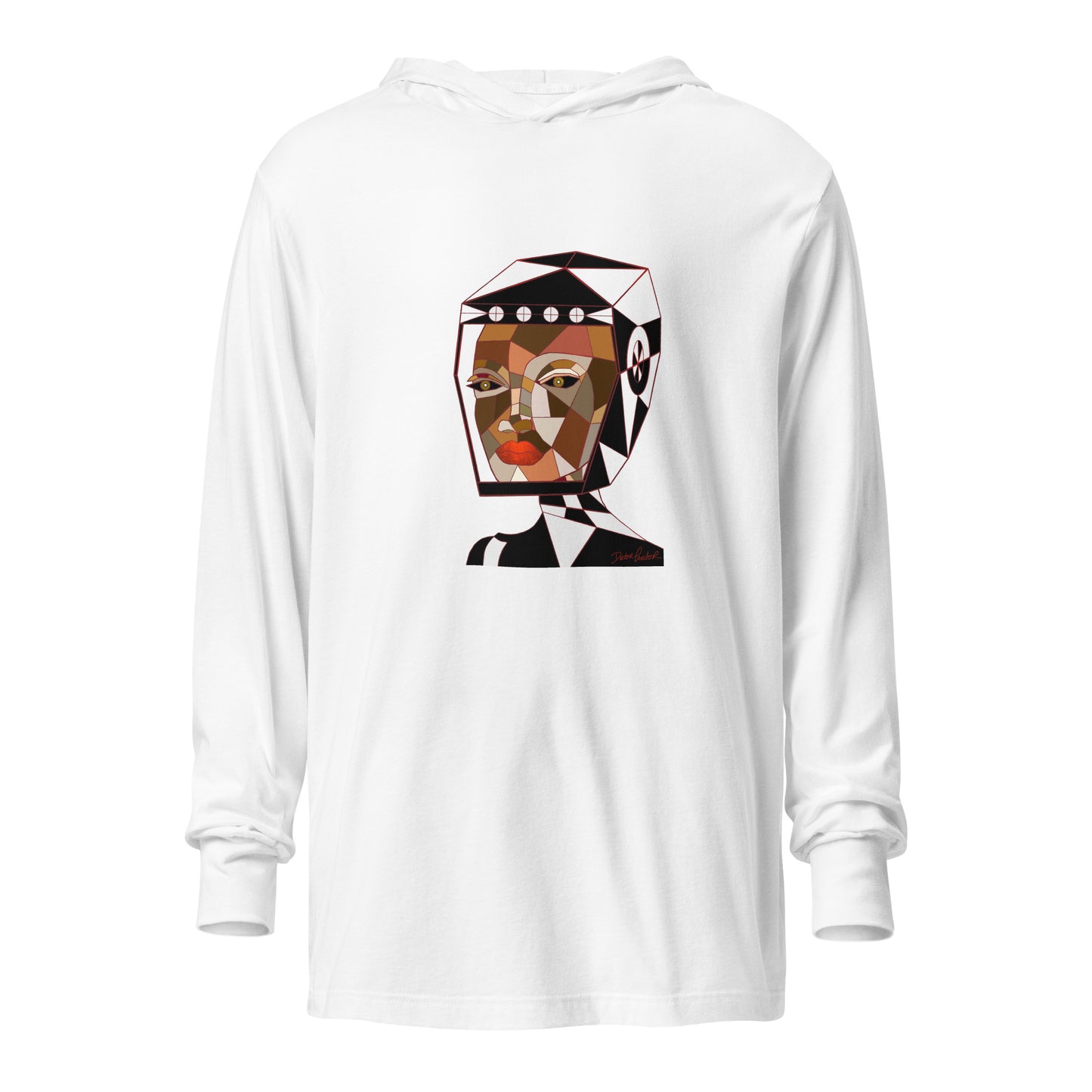 Afrobotica Bella Earth Hooded long-sleeve tee