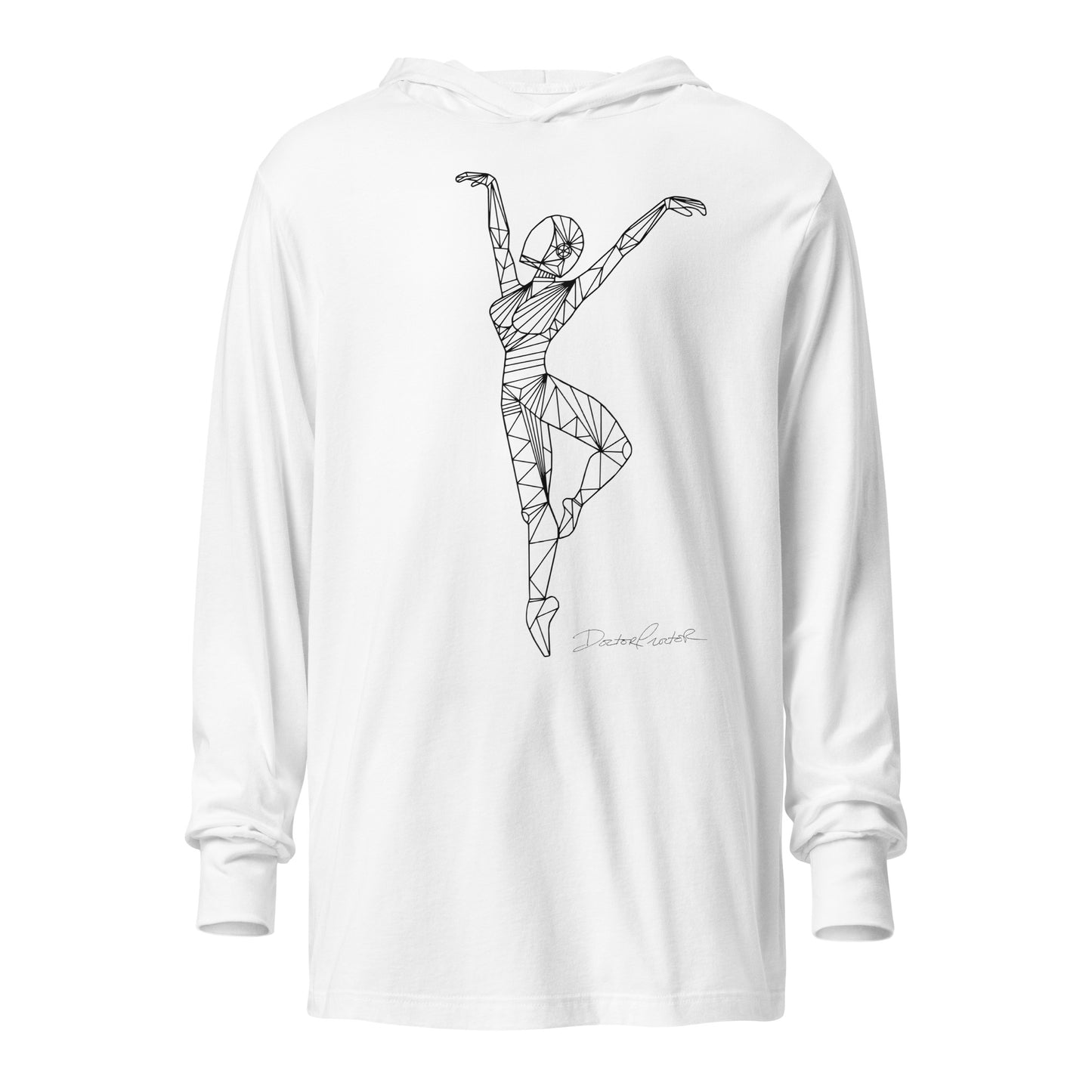 Afrobotica Releve Hooded long-sleeve tee