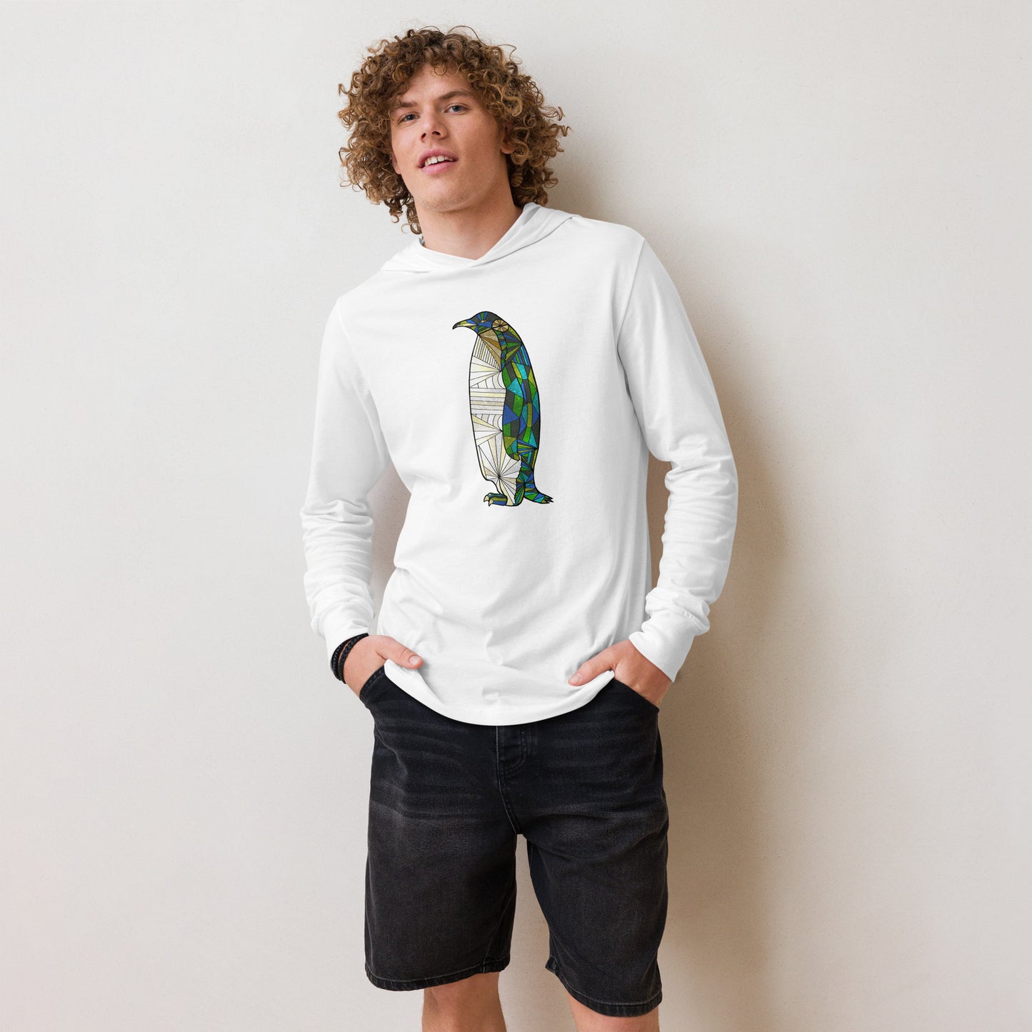 Antartic Serenity Hooded long-sleeve tee