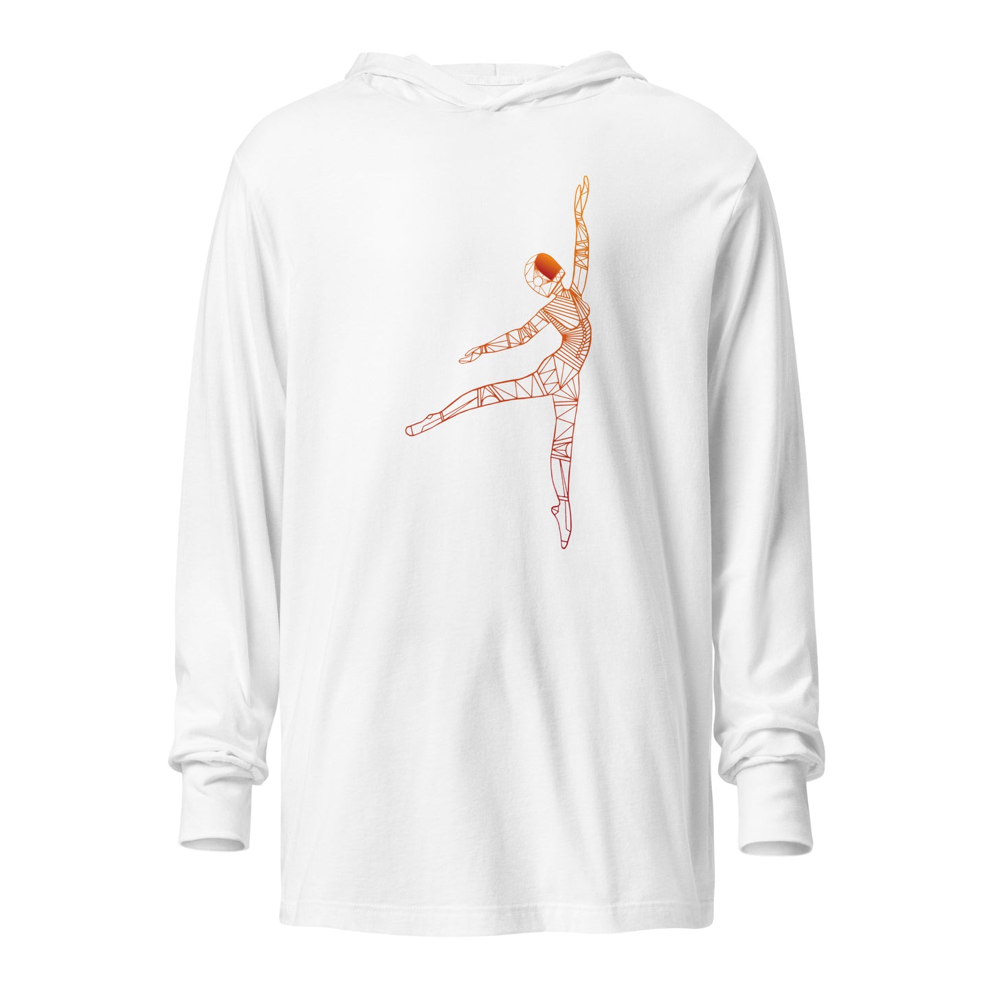 Afrobotica Pointe Constellation Hooded long-sleeve tee