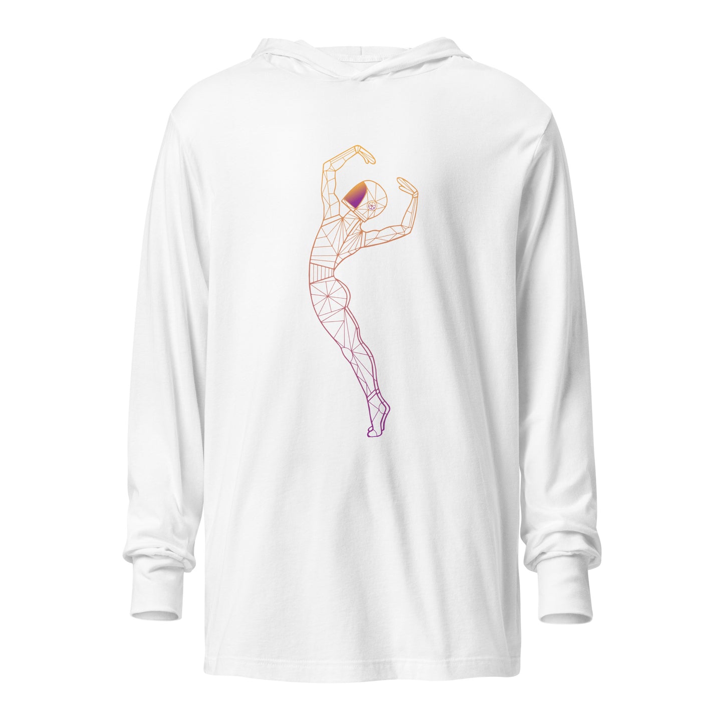 Afroboticus Plasma Hooded long-sleeve tee