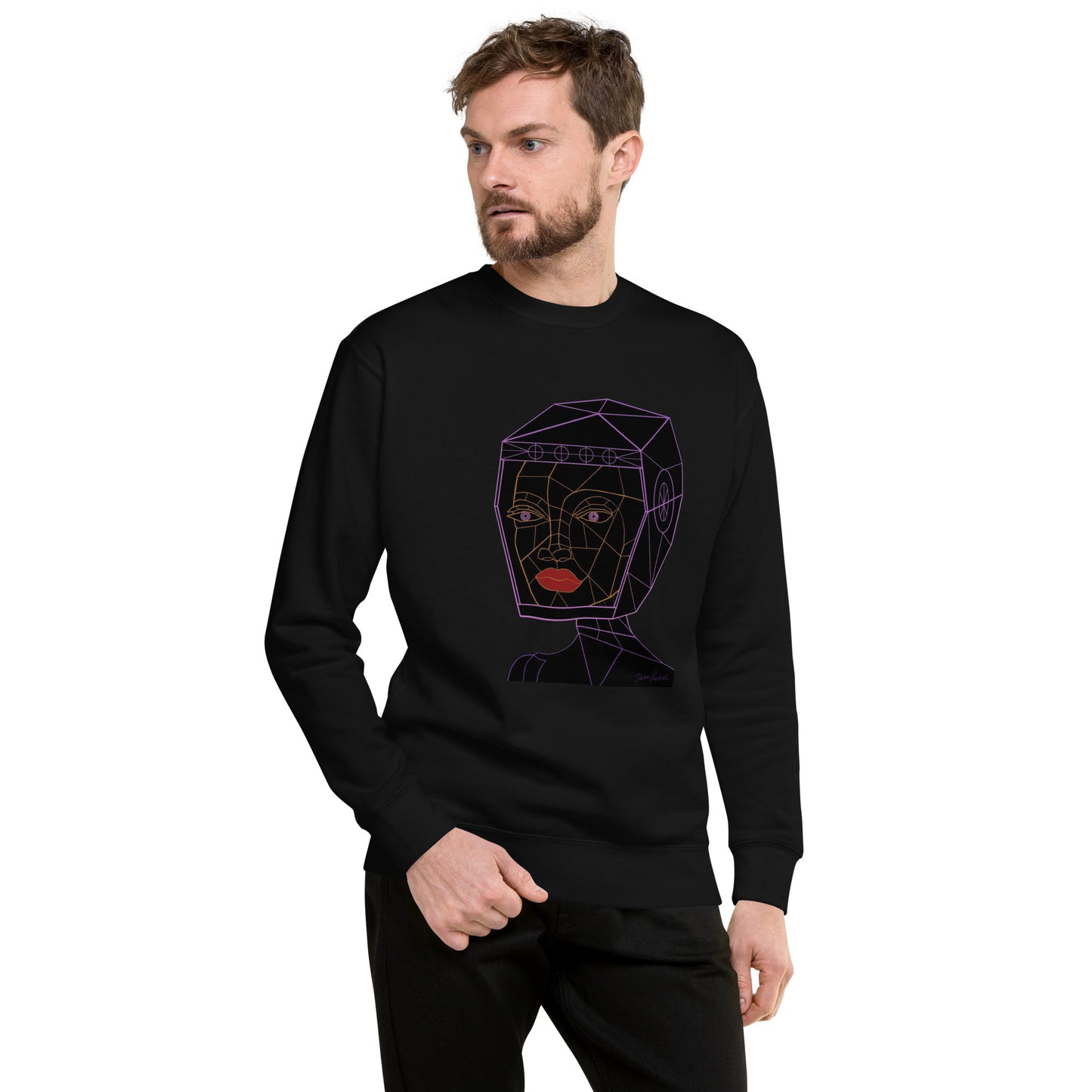 Afrobotica Bella Neon Unisex Premium Sweatshirt