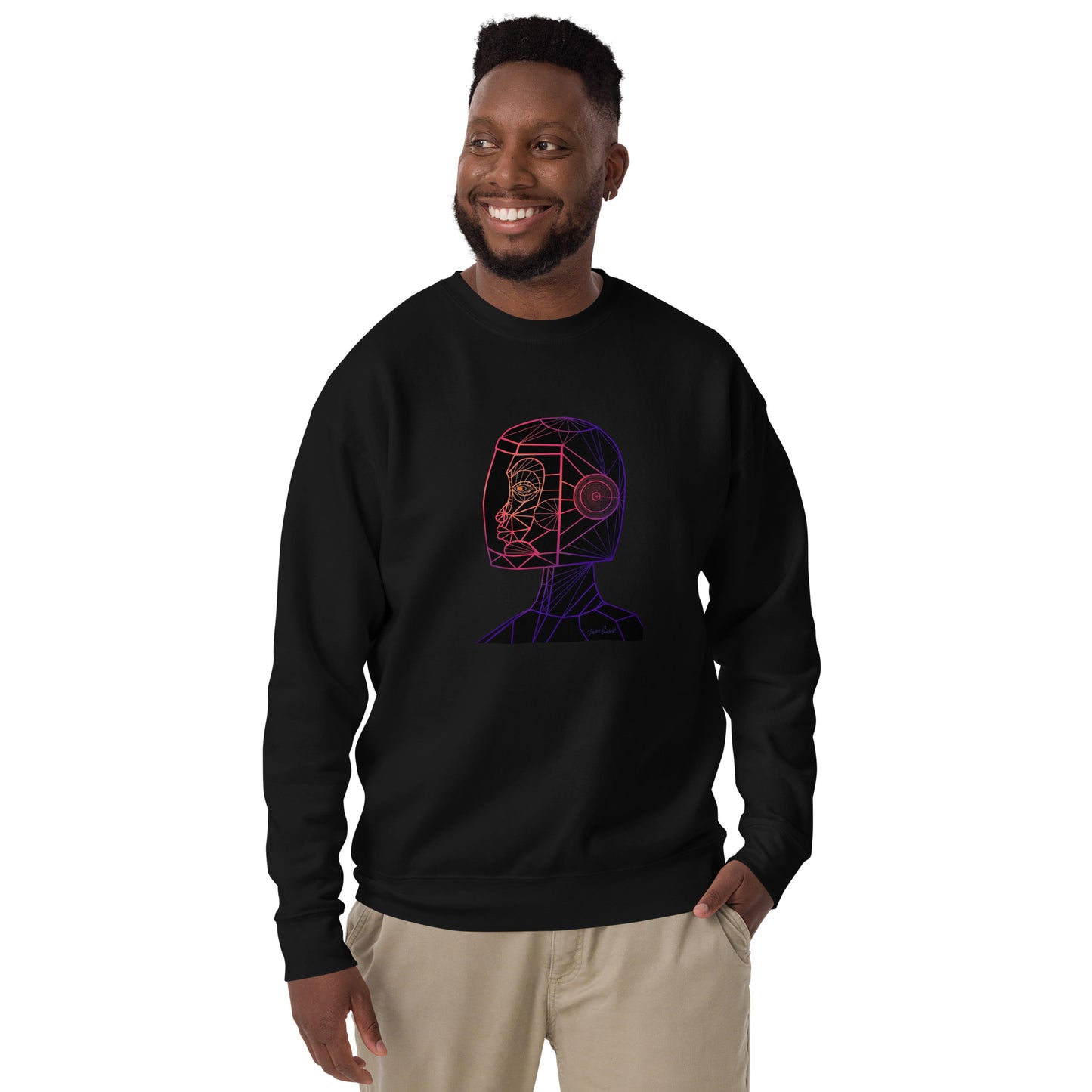 Afrobotica Native Neon Unisex Premium Sweatshirt