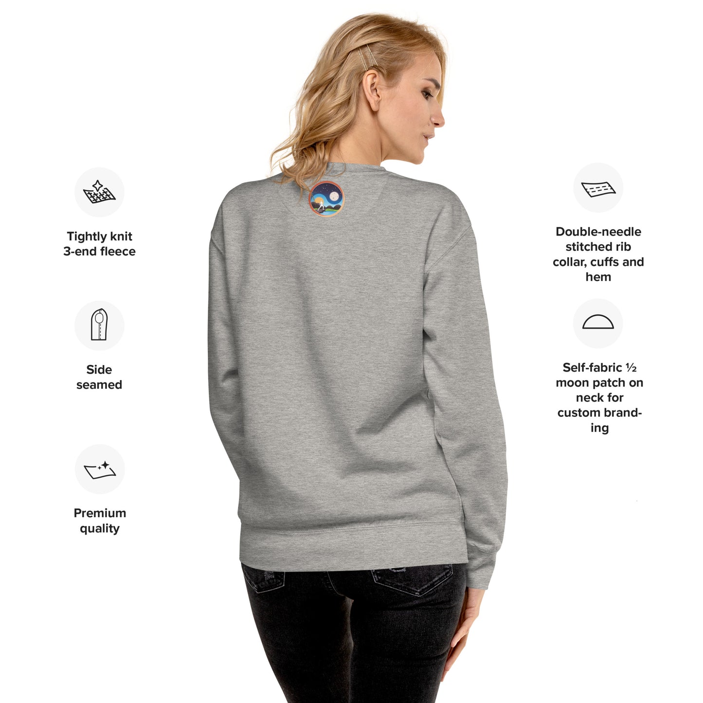 Afrobotica Pointe Unisex Premium Sweatshirt