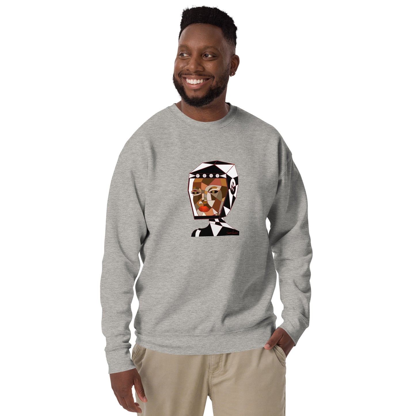 Afrobotica Bella Earth Unisex Premium Sweatshirt