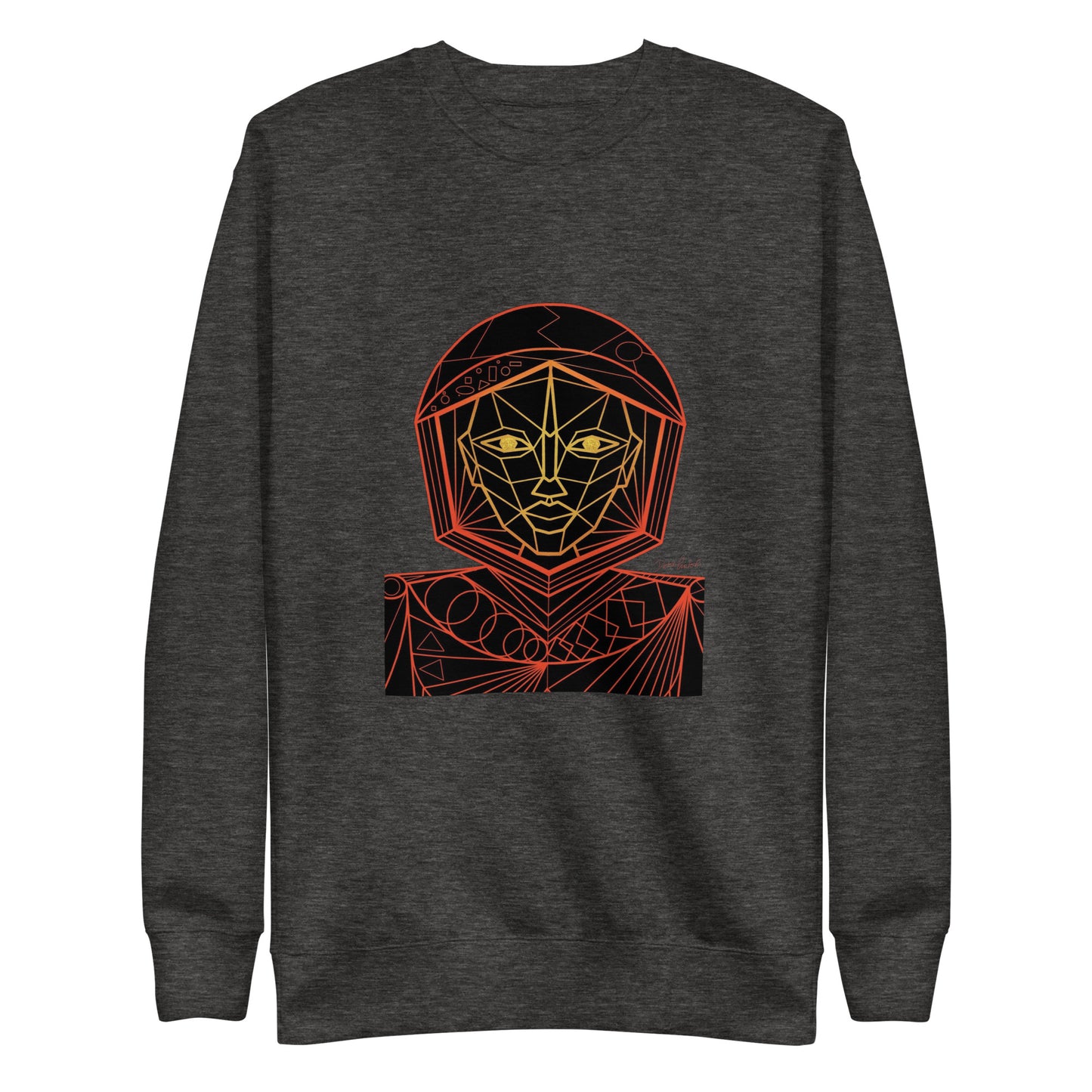 Afrobotica Avatar Red Unisex Premium Sweatshirt