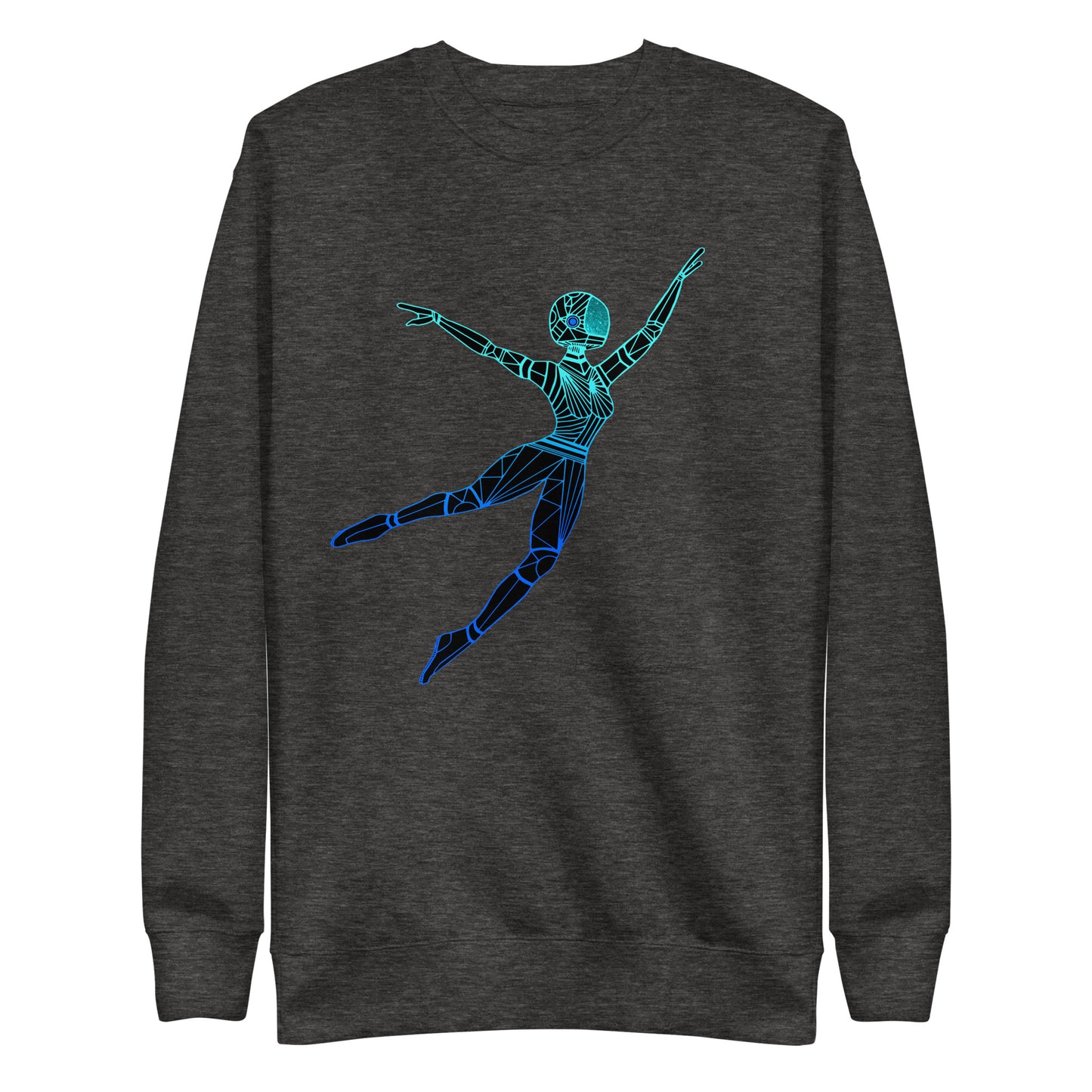 Afrobotica Leap Blue Unisex Premium Sweatshirt