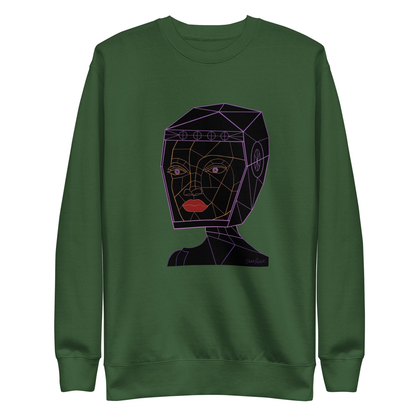 Afrobotica Bella Neon Unisex Premium Sweatshirt