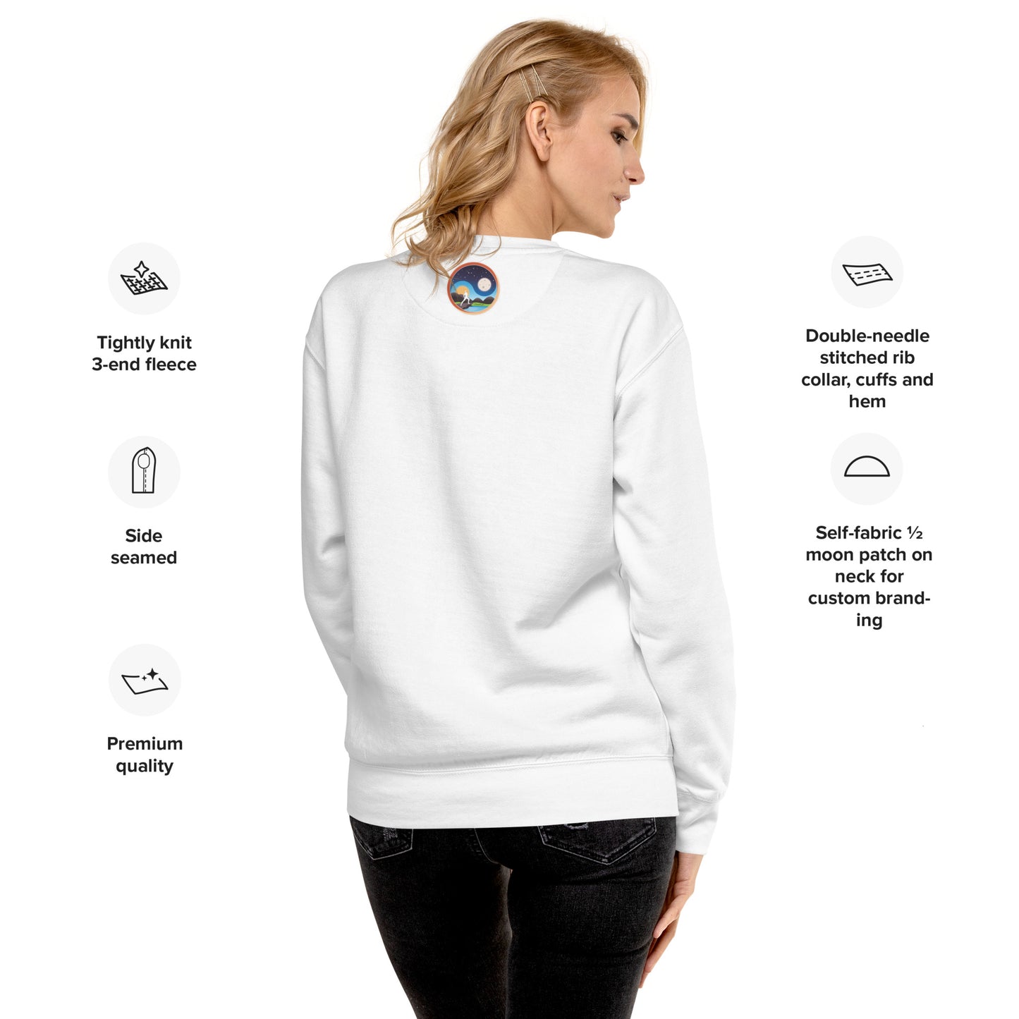 Afrobotica Rings Unisex Premium Sweatshirt