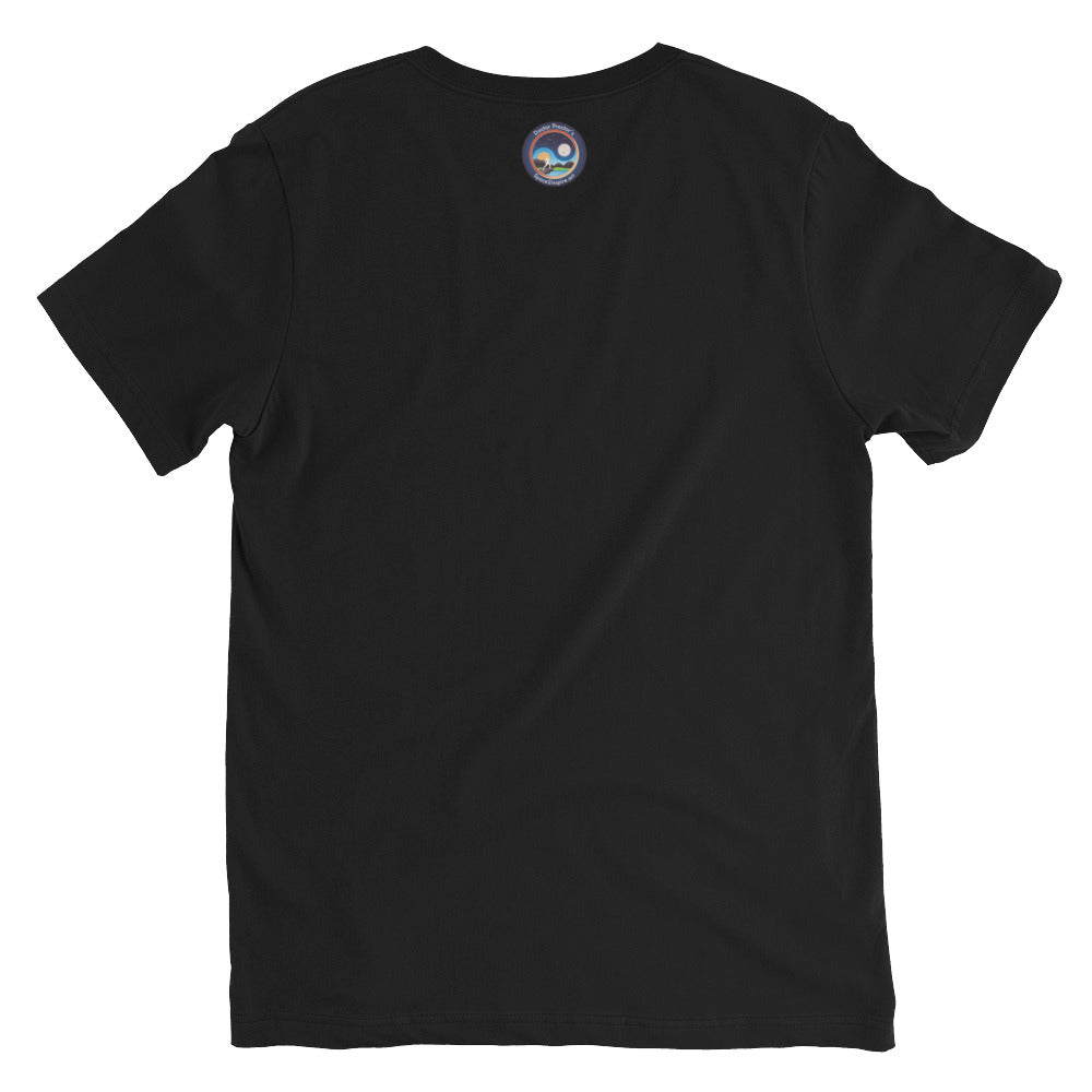 Wanderlust Unisex Short Sleeve V-Neck T-Shirt